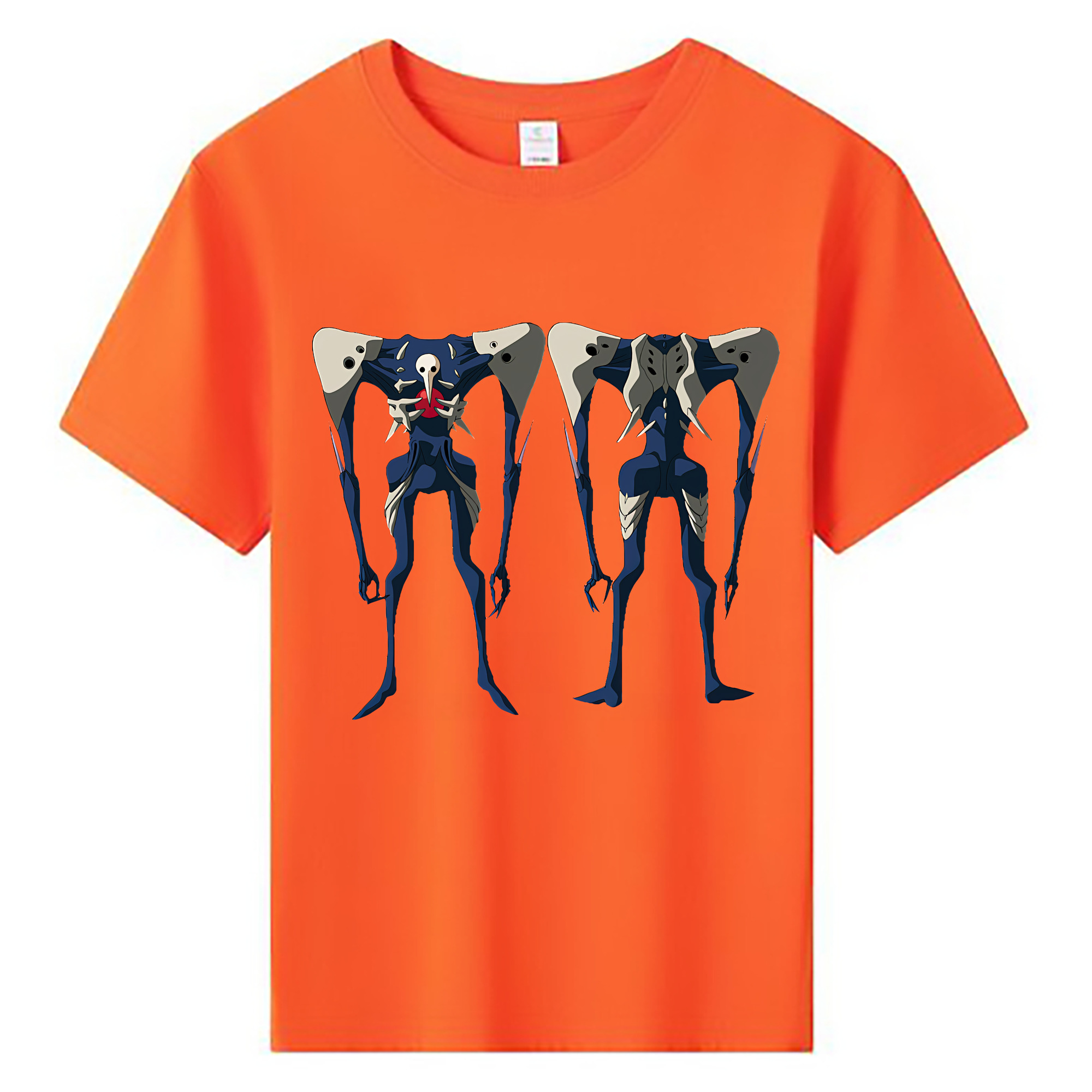 （画像用） EVA 新世紀エヴァンゲリオン 綿100％キッズTシャツ（フロントプリント）