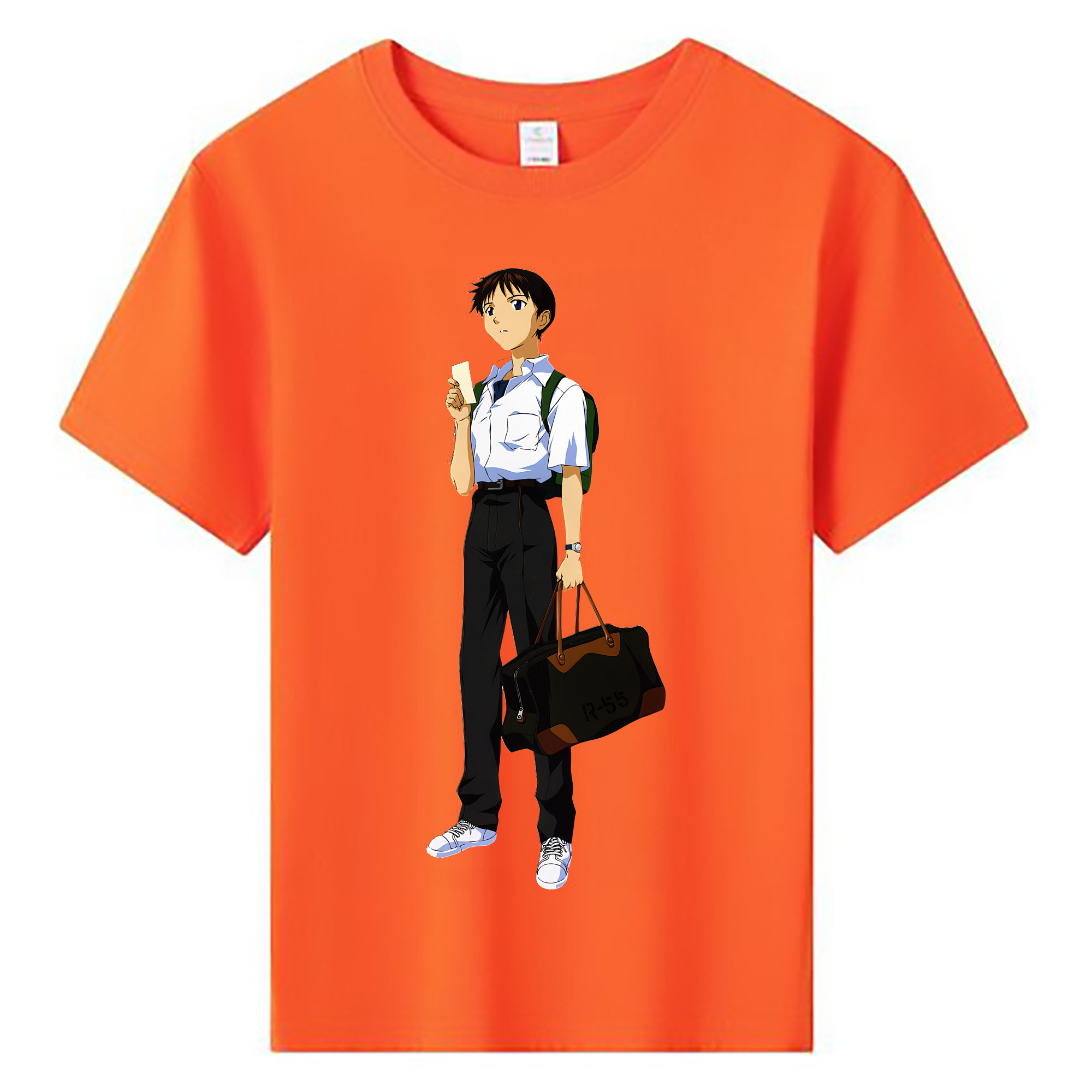 （画像用） EVA 新世紀エヴァンゲリオン 綿100％キッズTシャツ（フロントプリント）