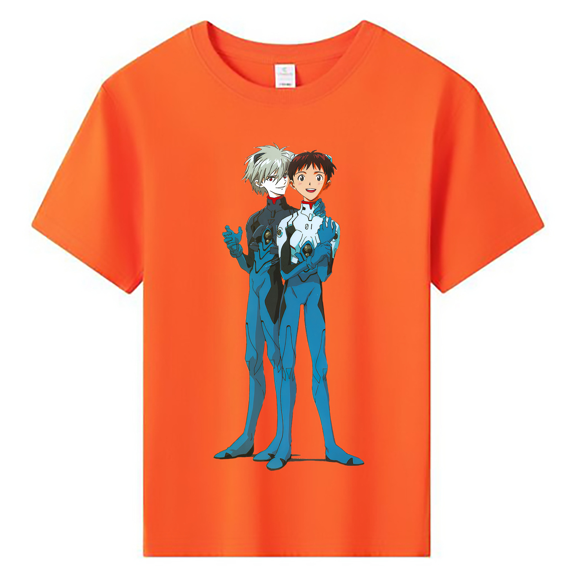 （画像用） EVA 新世紀エヴァンゲリオン 綿100％キッズTシャツ（フロントプリント）