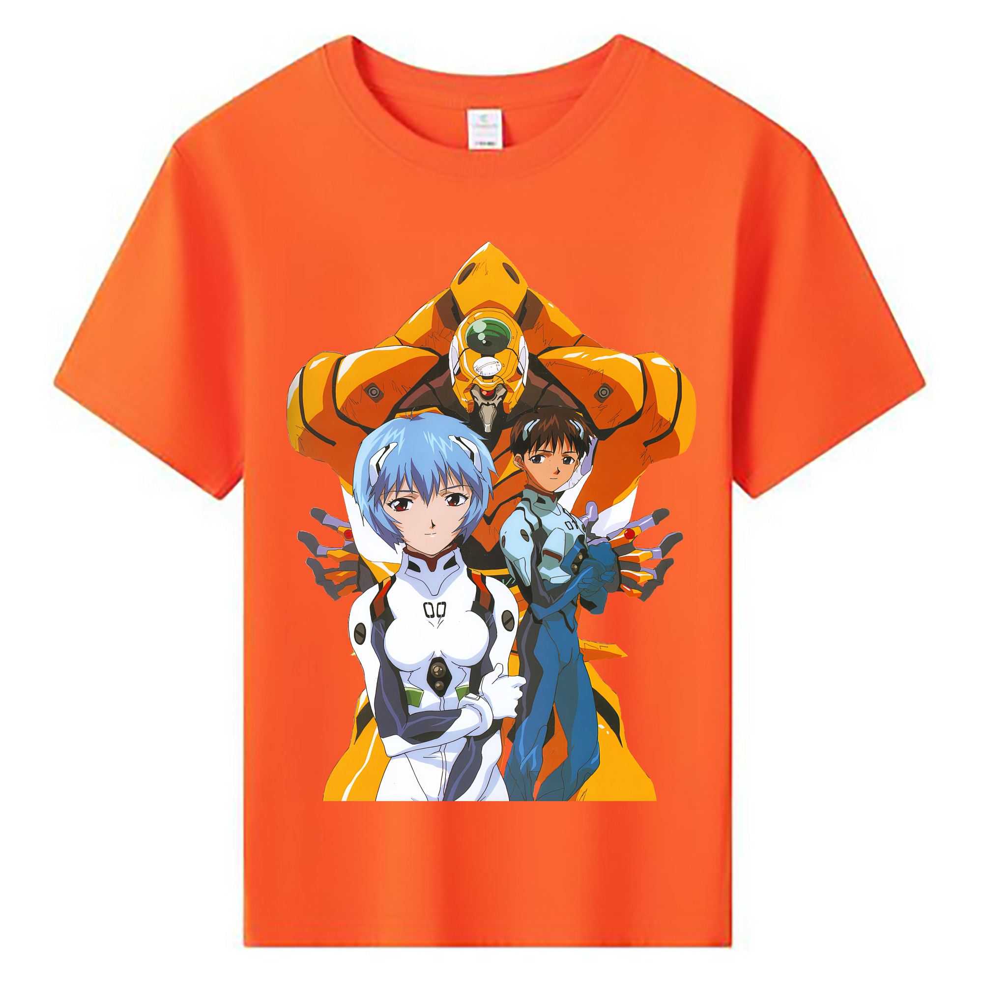 （画像用） EVA 新世紀エヴァンゲリオン 綿100％キッズTシャツ（フロントプリント）