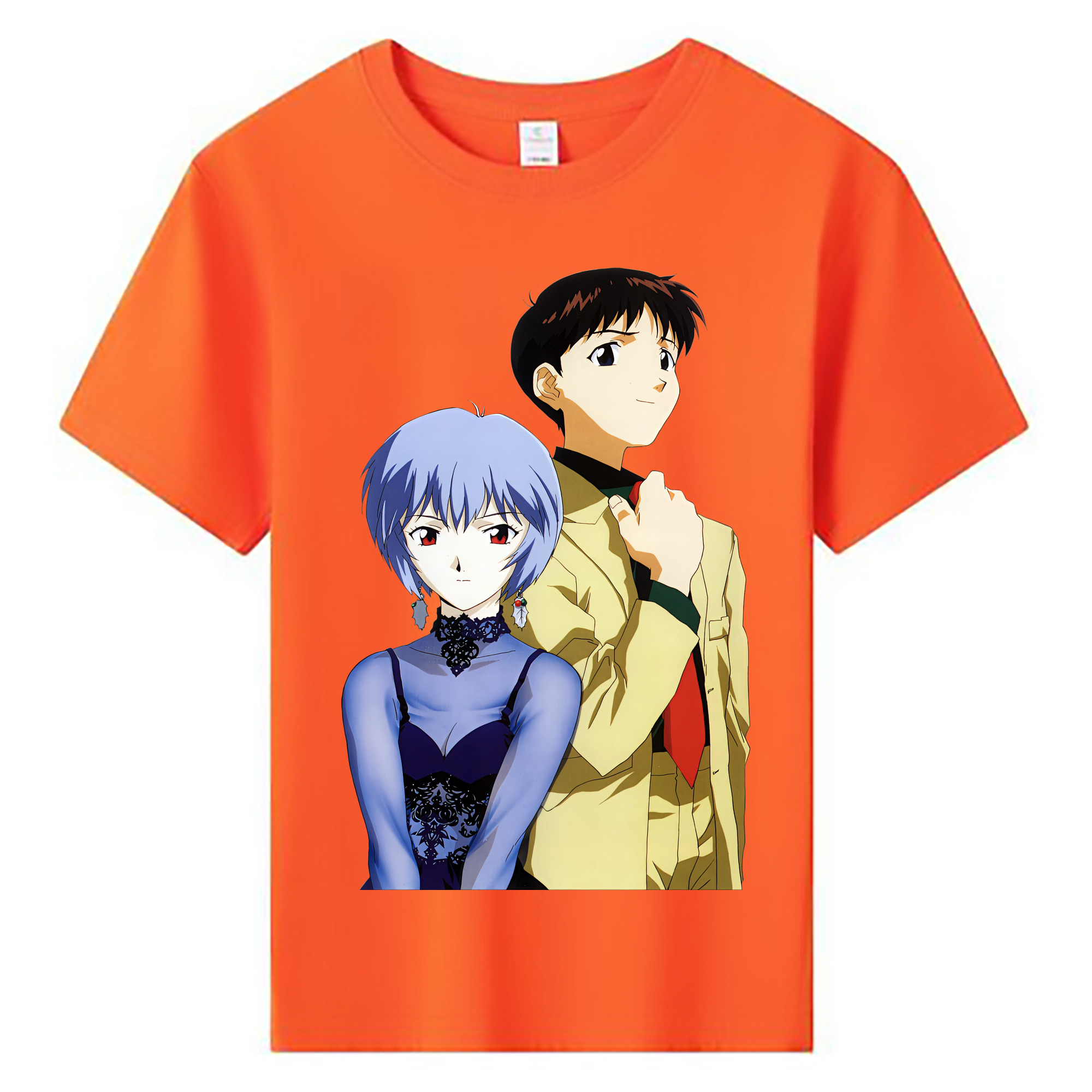 （画像用） EVA 新世紀エヴァンゲリオン 綿100％キッズTシャツ（フロントプリント）