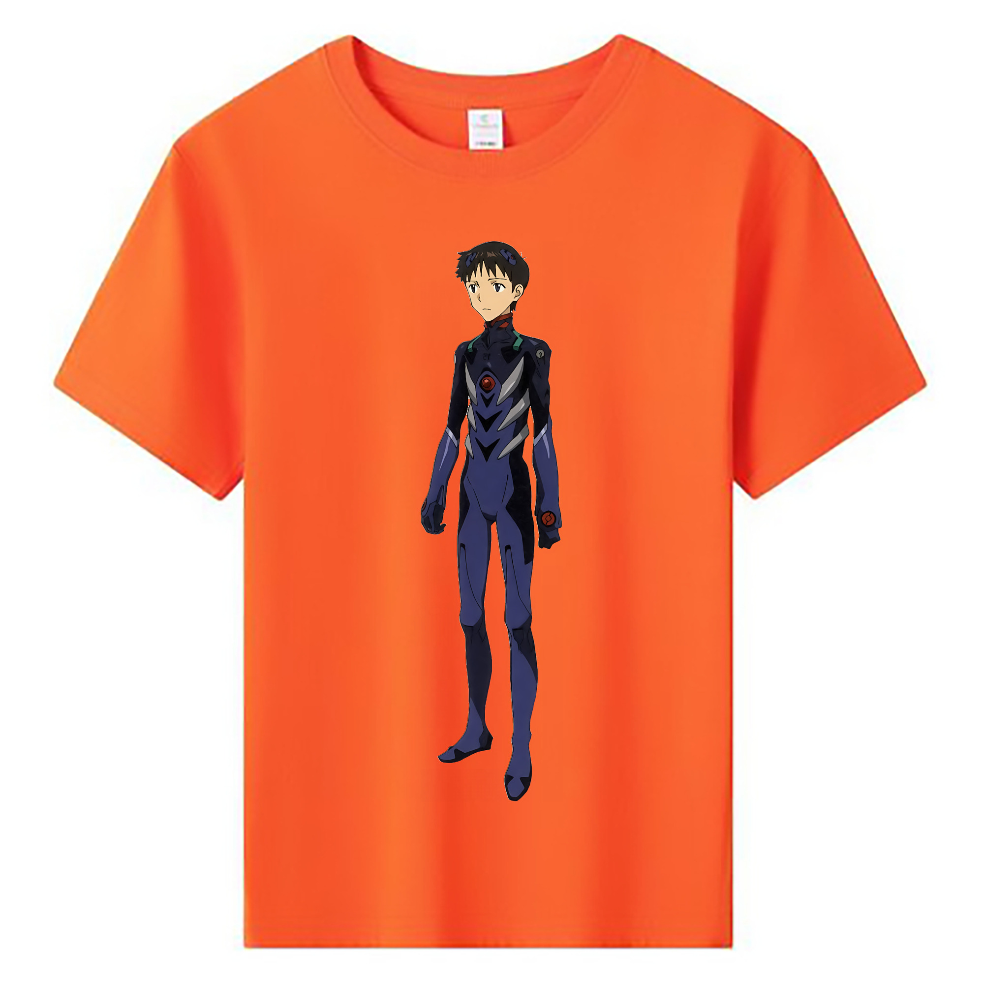 （画像用） EVA 新世紀エヴァンゲリオン 綿100％キッズTシャツ（フロントプリント）