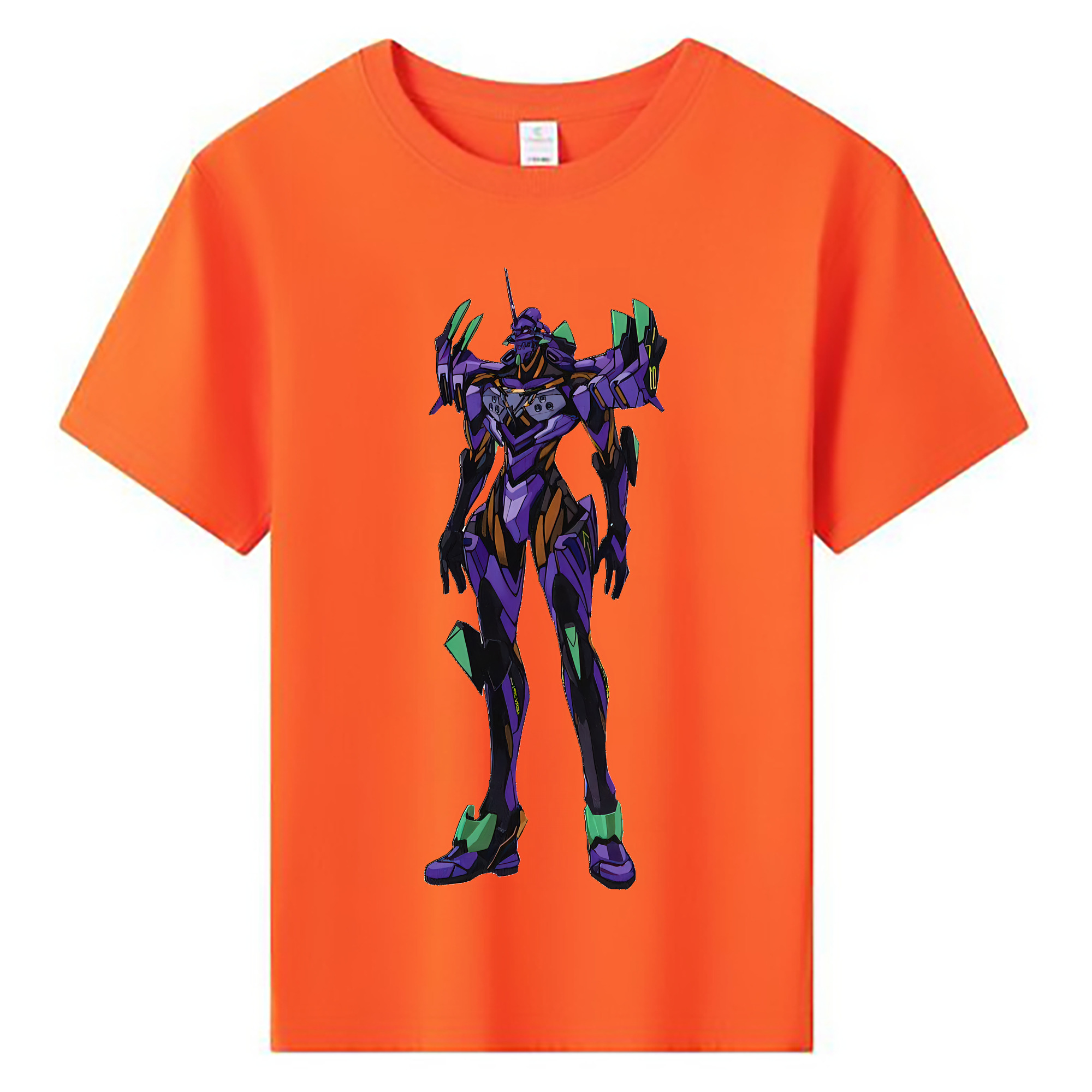 （画像用） EVA 新世紀エヴァンゲリオン 綿100％キッズTシャツ（フロントプリント）