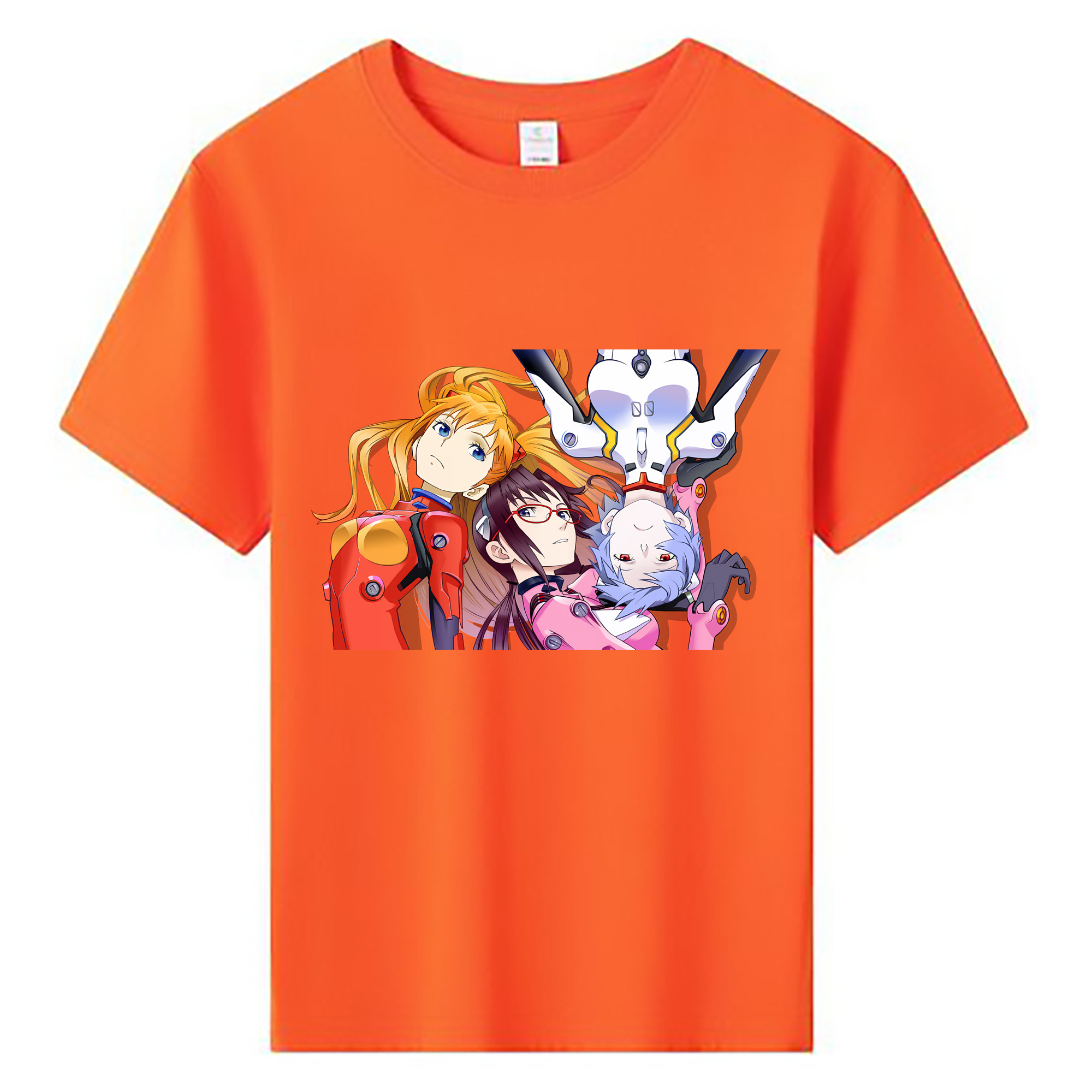 （画像用） EVA 新世紀エヴァンゲリオン 綿100％キッズTシャツ（フロントプリント）