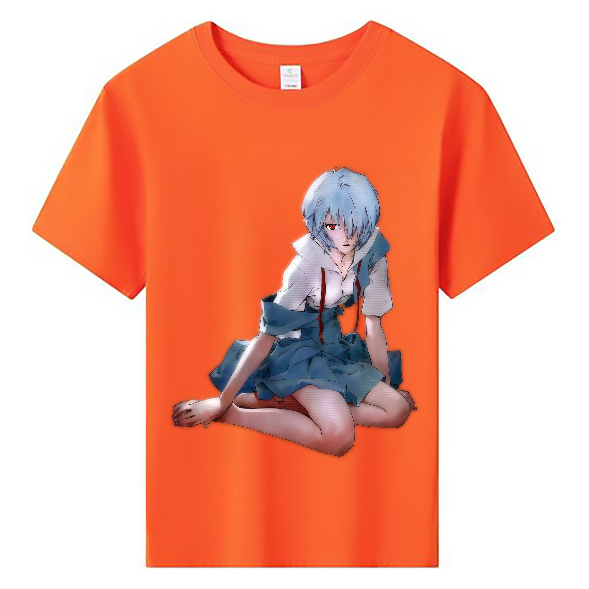 （画像用） EVA 新世紀エヴァンゲリオン 綿100％キッズTシャツ（フロントプリント）