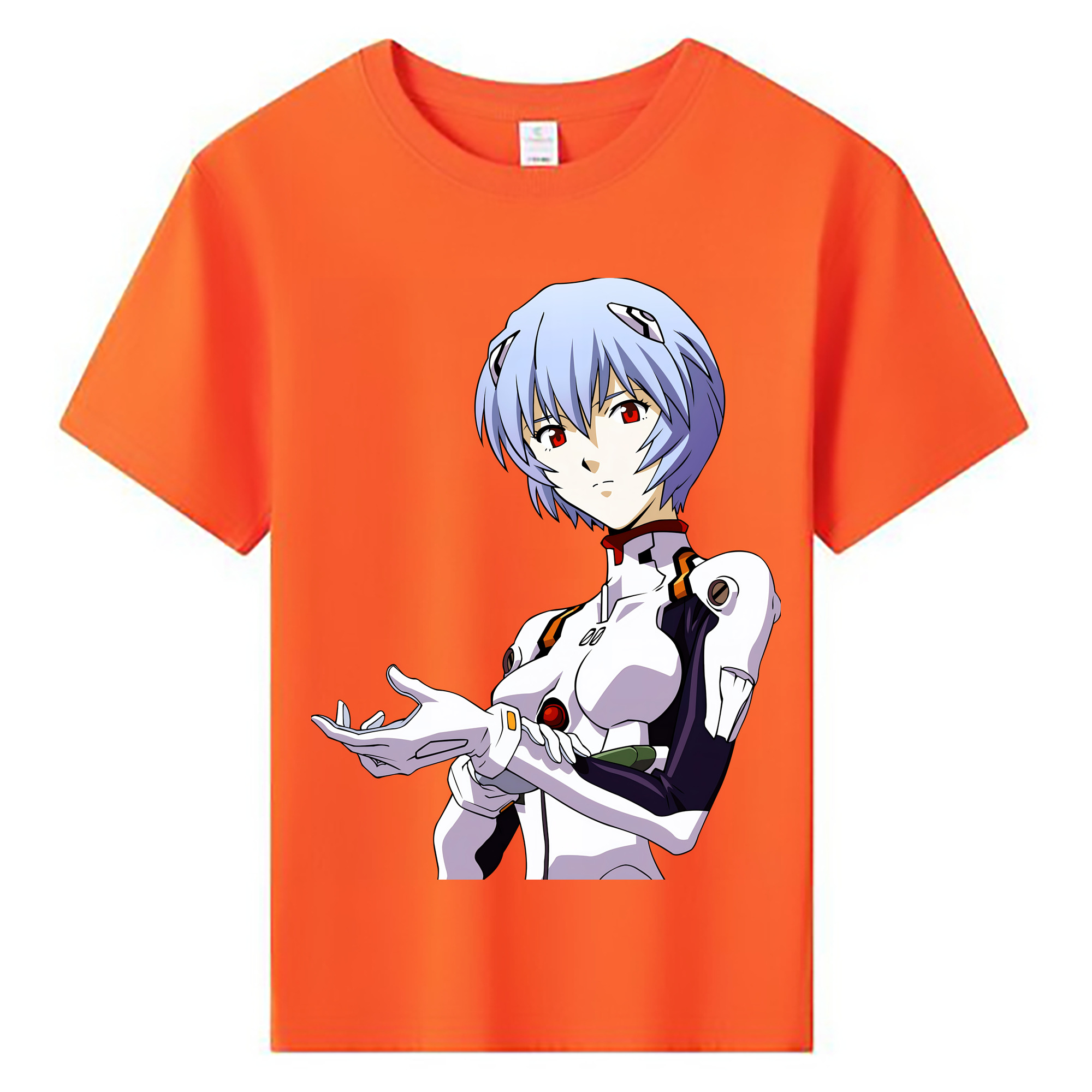 （画像用） EVA 新世紀エヴァンゲリオン 綿100％キッズTシャツ（フロントプリント）