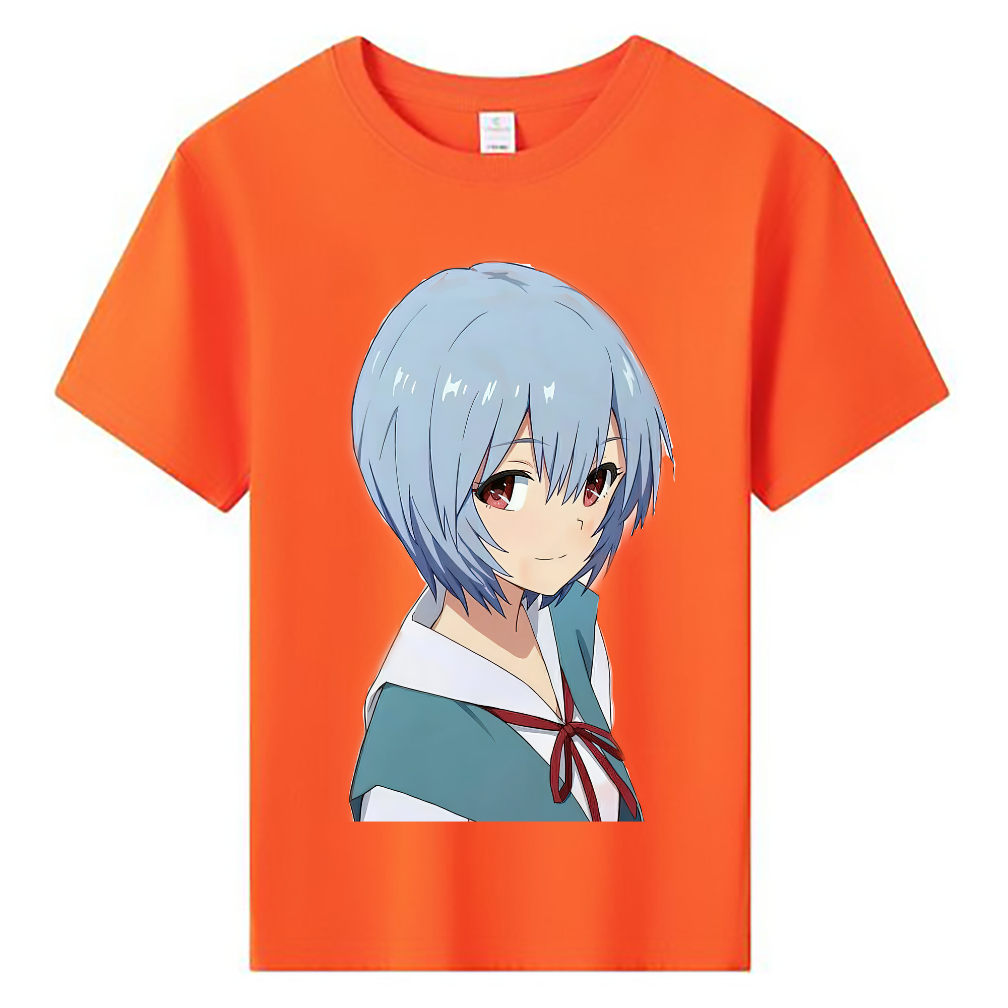 （画像用） EVA 新世紀エヴァンゲリオン 綿100％キッズTシャツ（フロントプリント）