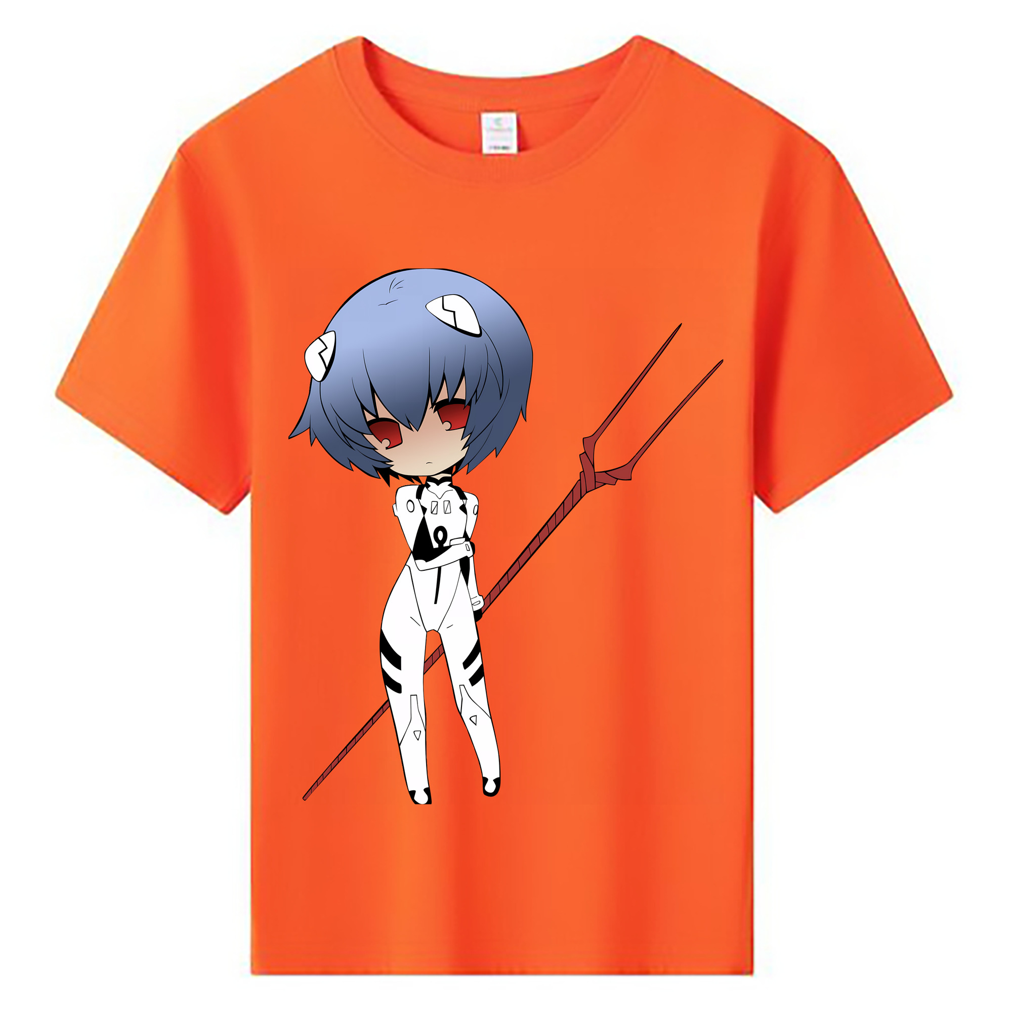 （画像用） EVA 新世紀エヴァンゲリオン 綿100％キッズTシャツ（フロントプリント）
