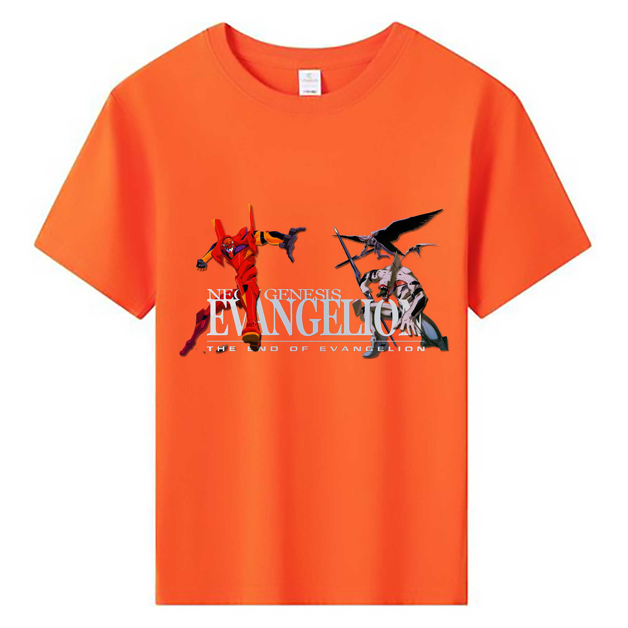 （画像用） EVA 新世紀エヴァンゲリオン 綿100％キッズTシャツ（フロントプリント）