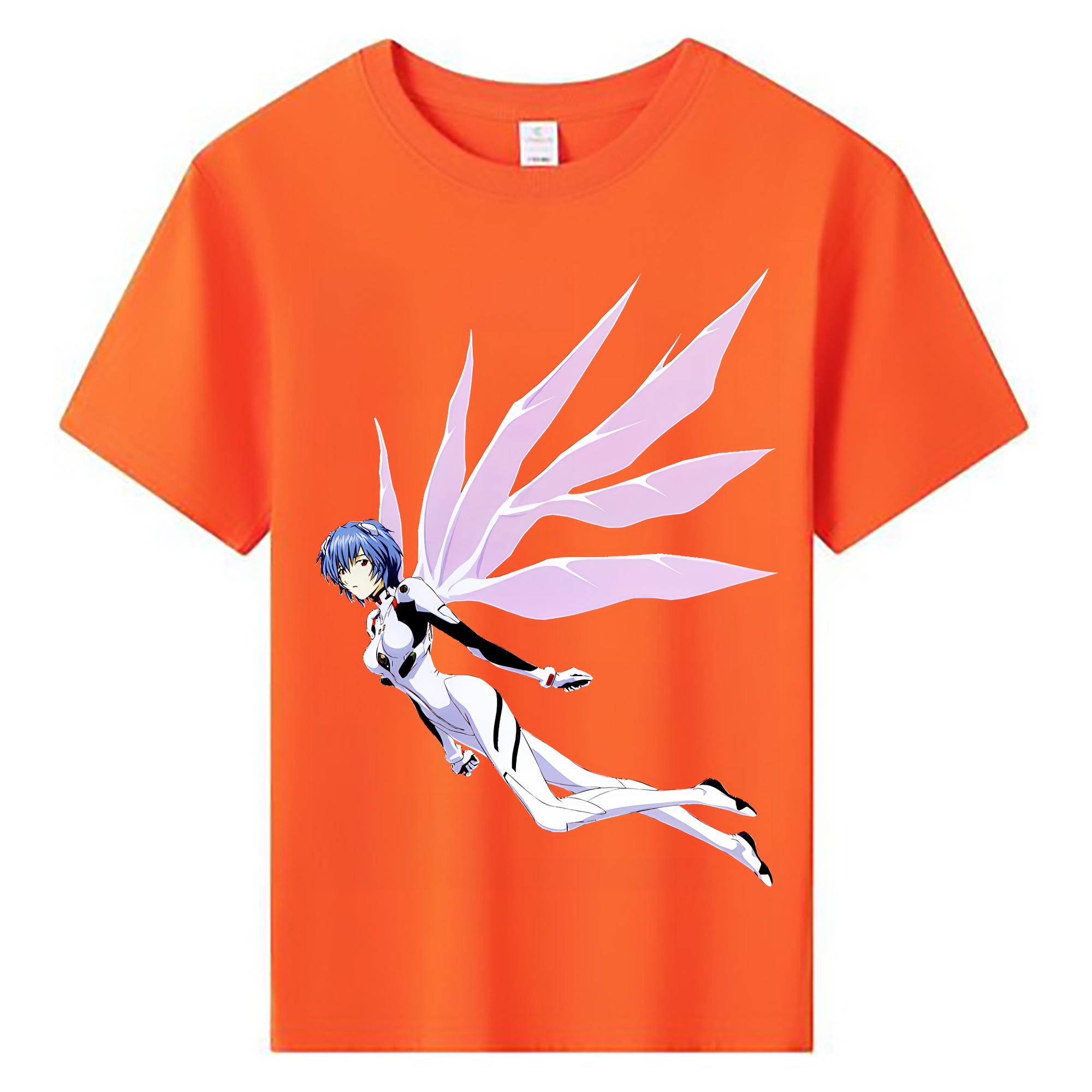 （画像用） EVA 新世紀エヴァンゲリオン 綿100％キッズTシャツ（フロントプリント）