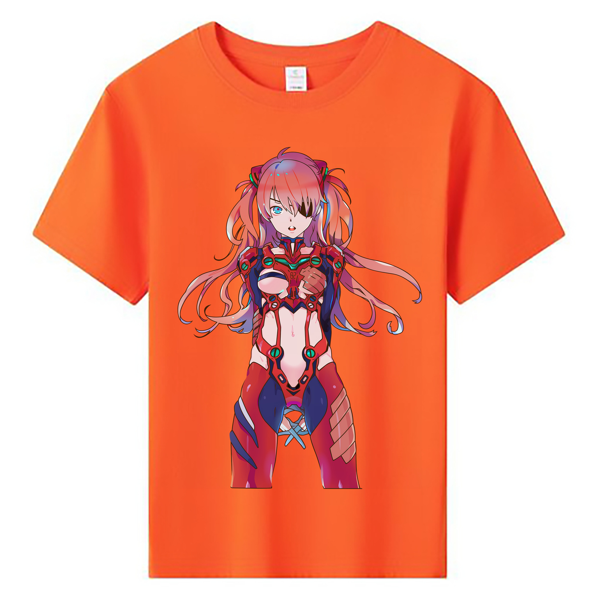 （画像用） EVA 新世紀エヴァンゲリオン 綿100％キッズTシャツ（フロントプリント）