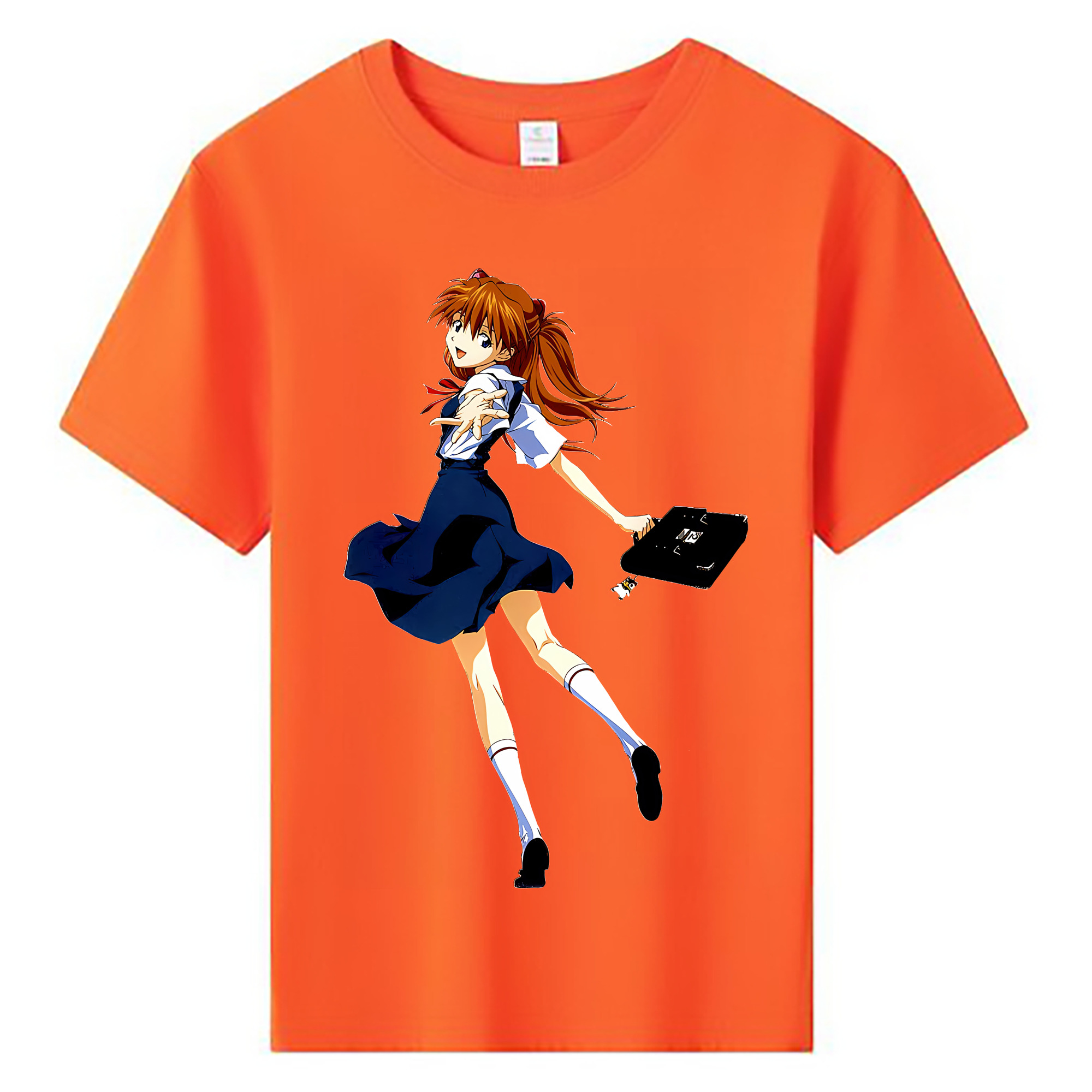 （画像用） EVA 新世紀エヴァンゲリオン 綿100％キッズTシャツ（フロントプリント）
