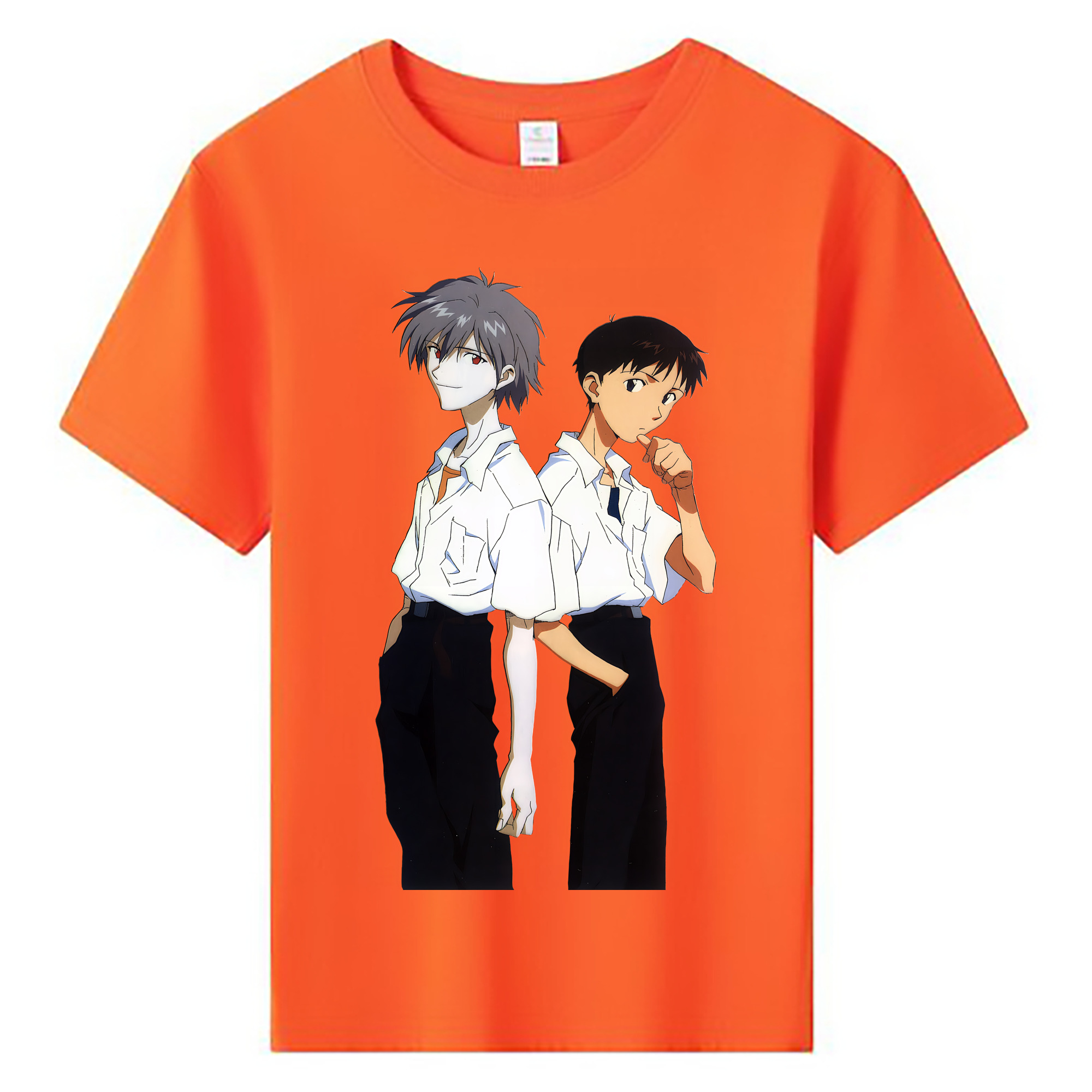 （画像用） EVA 新世紀エヴァンゲリオン 綿100％キッズTシャツ（フロントプリント）