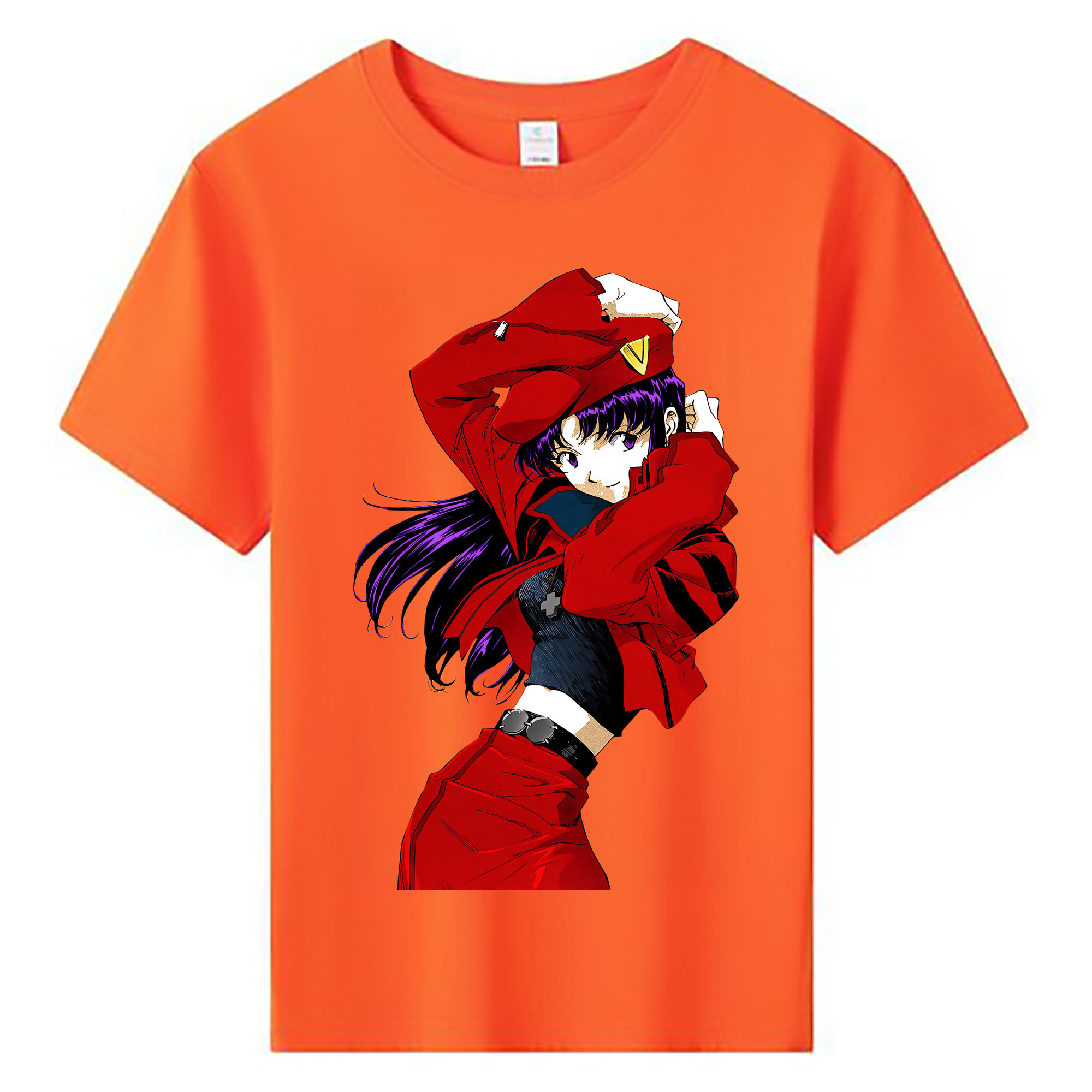 （画像用） EVA 新世紀エヴァンゲリオン 綿100％キッズTシャツ（フロントプリント）