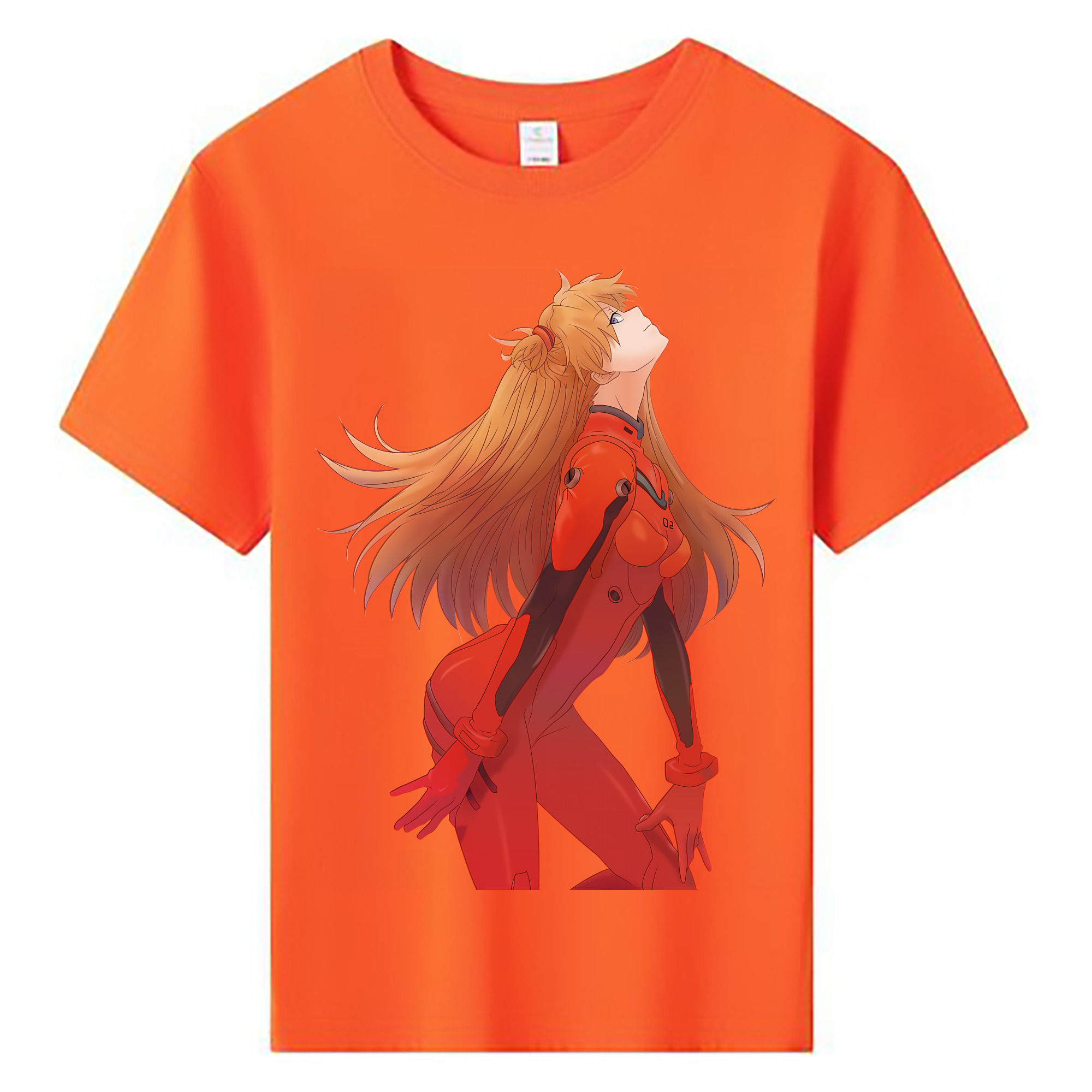 （画像用） EVA 新世紀エヴァンゲリオン 綿100％キッズTシャツ（フロントプリント）