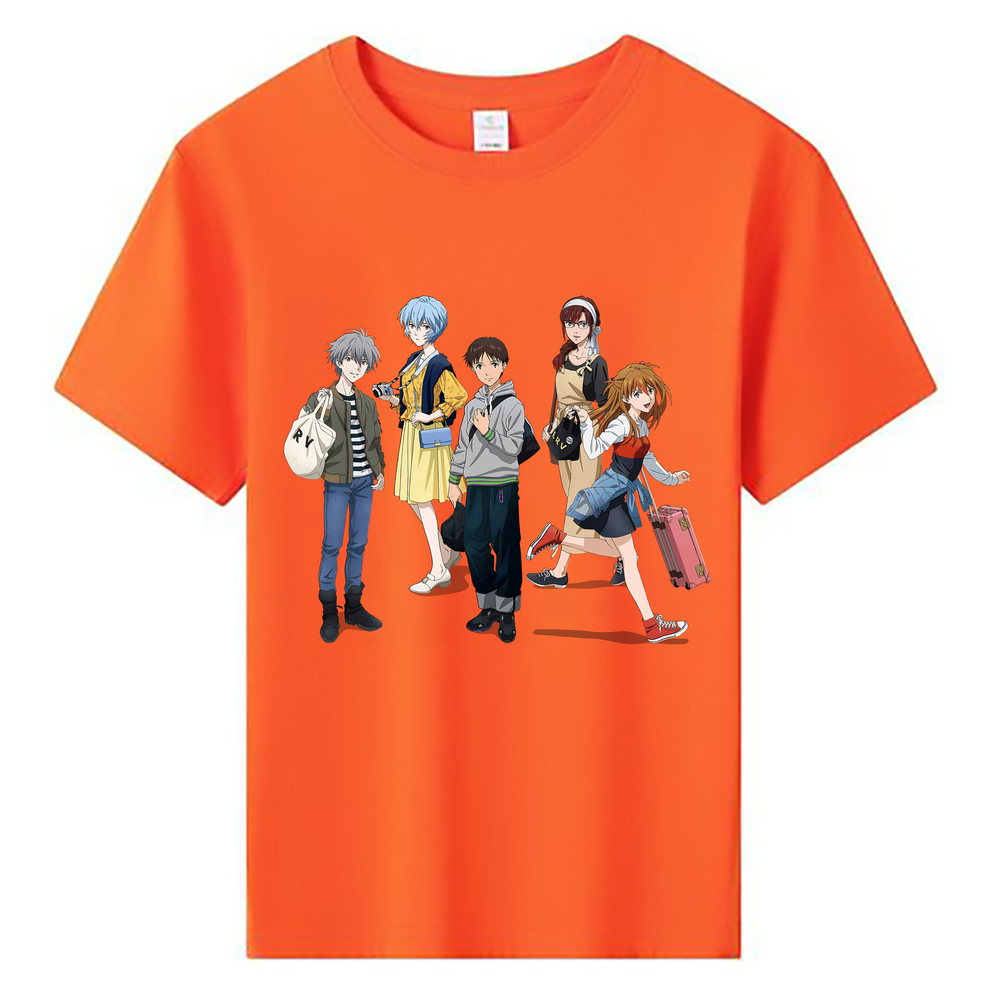 （画像用） EVA 新世紀エヴァンゲリオン 綿100％キッズTシャツ（フロントプリント）