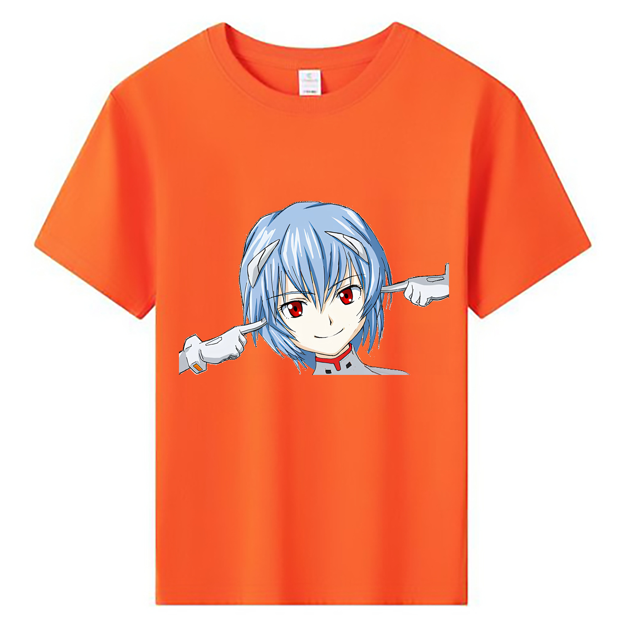 （画像用） EVA 新世紀エヴァンゲリオン 綿100％キッズTシャツ（フロントプリント）