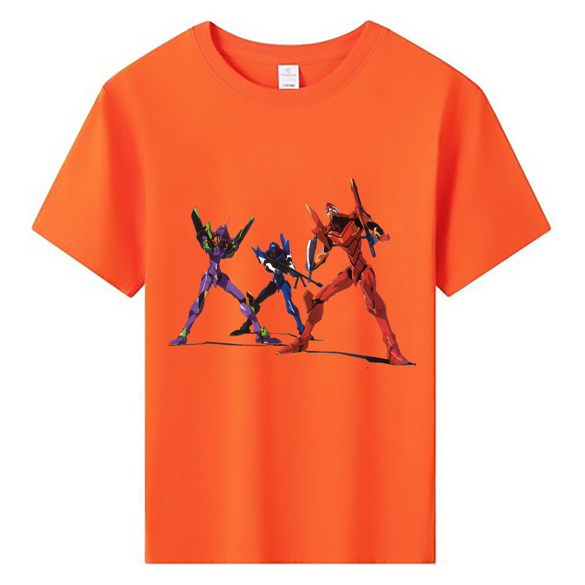 （画像用） EVA 新世紀エヴァンゲリオン 綿100％キッズTシャツ（フロントプリント）