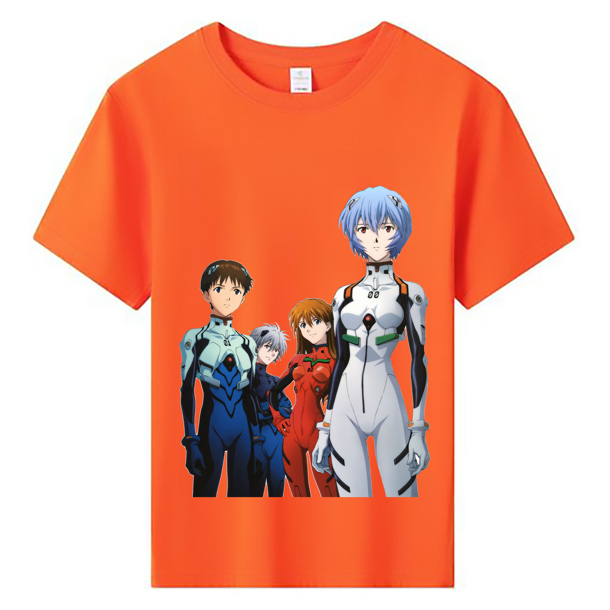 （画像用） EVA 新世紀エヴァンゲリオン 綿100％キッズTシャツ（フロントプリント）