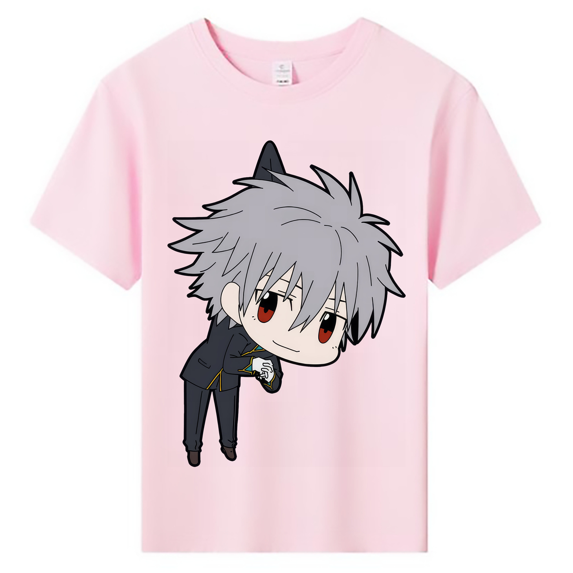 （画像用） EVA 新世紀エヴァンゲリオン 綿100％キッズTシャツ（フロントプリント）
