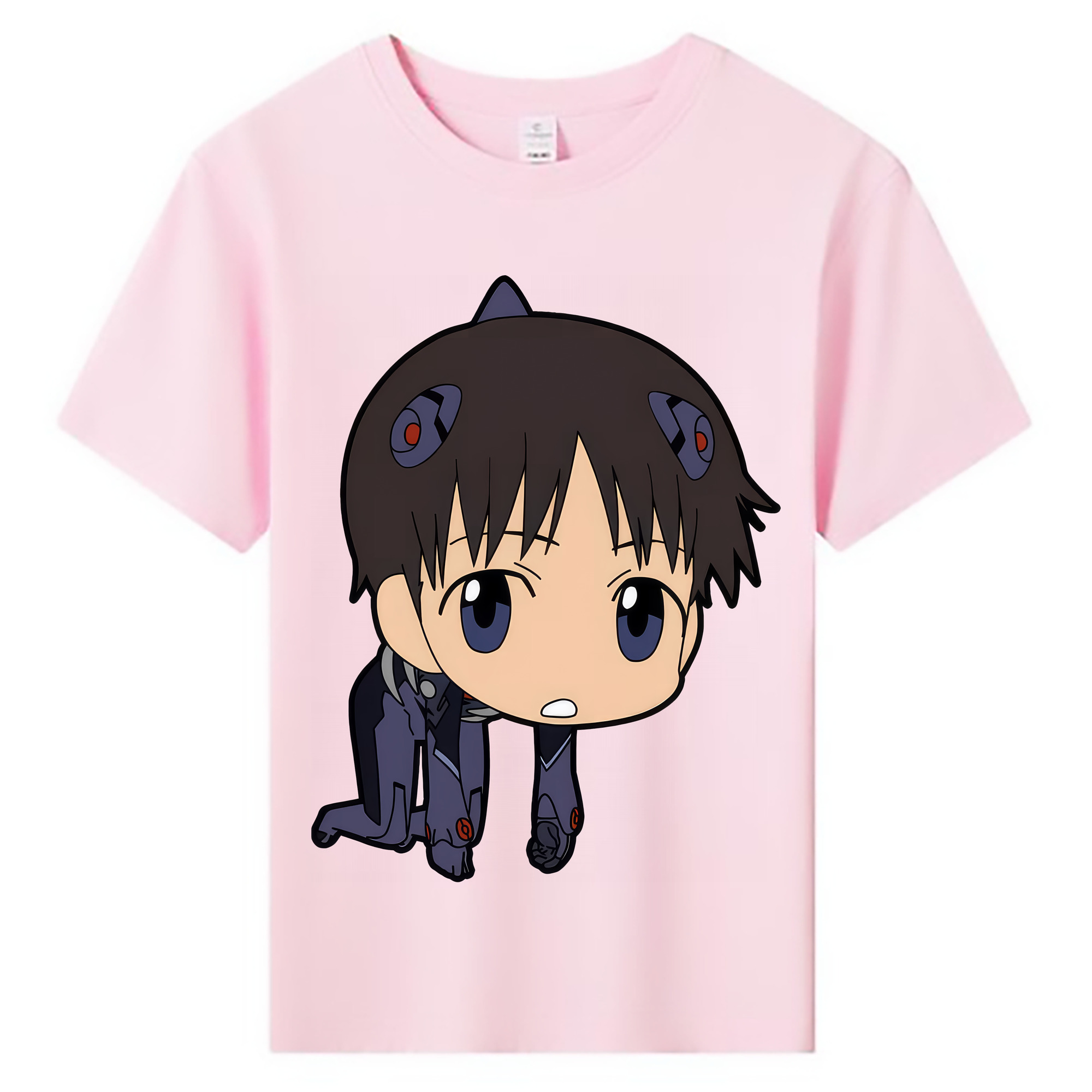 （画像用） EVA 新世紀エヴァンゲリオン 綿100％キッズTシャツ（フロントプリント）