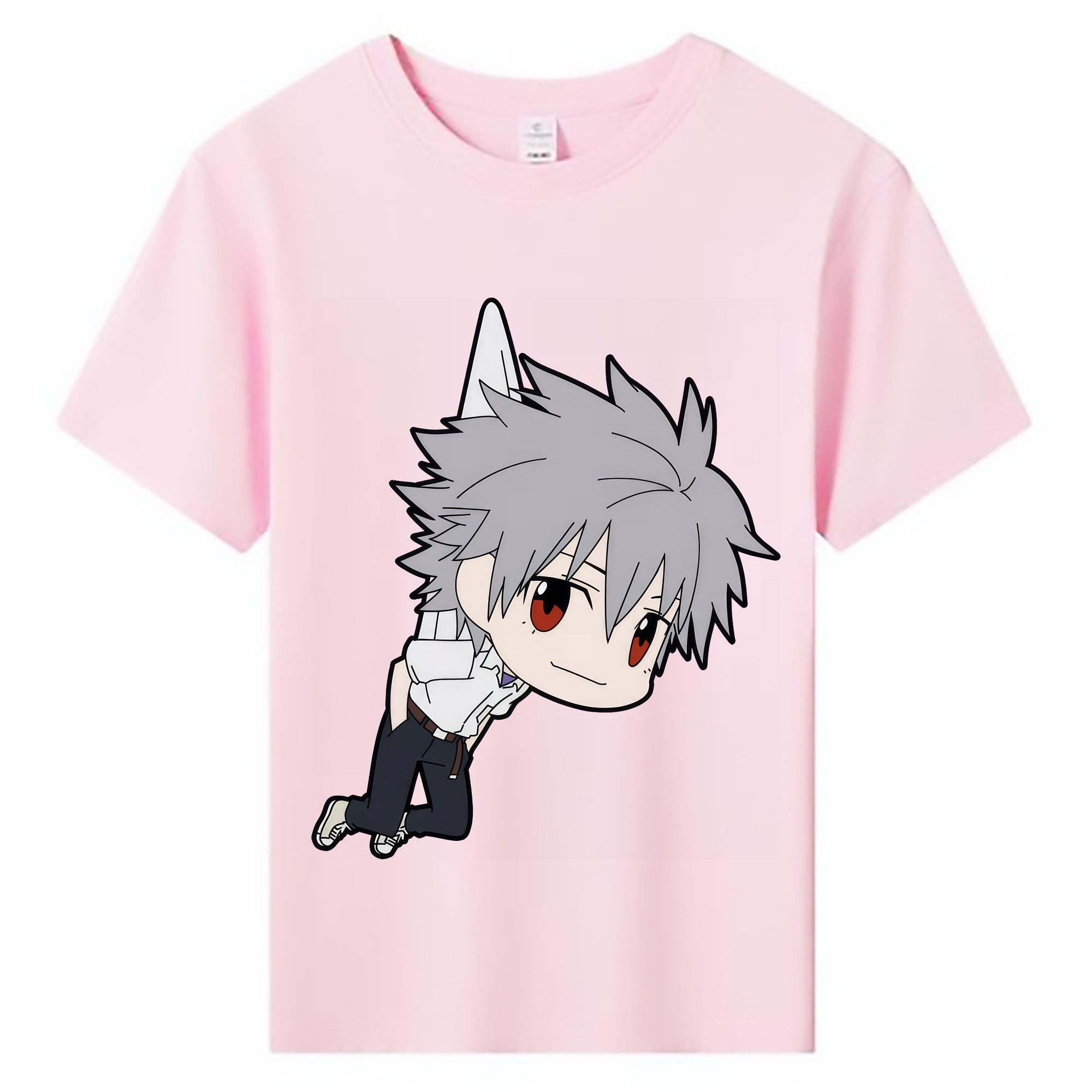 （画像用） EVA 新世紀エヴァンゲリオン 綿100％キッズTシャツ（フロントプリント）