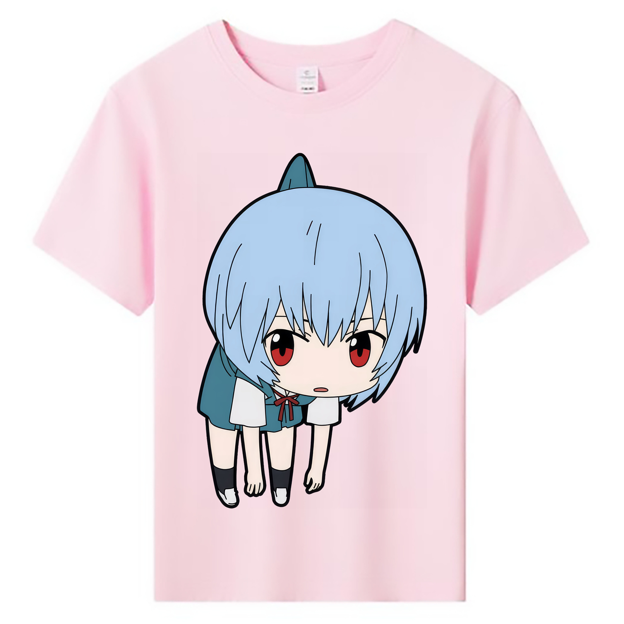（画像用） EVA 新世紀エヴァンゲリオン 綿100％キッズTシャツ（フロントプリント）