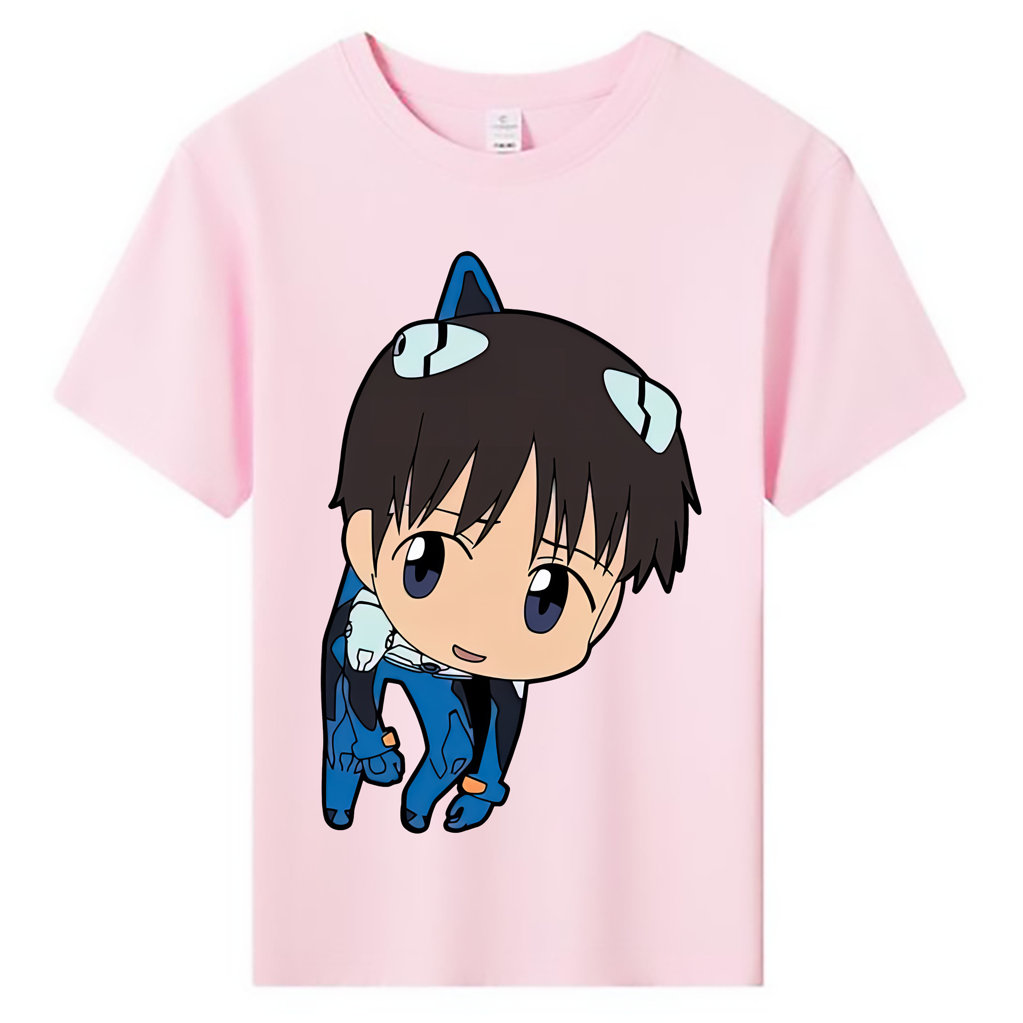（画像用） EVA 新世紀エヴァンゲリオン 綿100％キッズTシャツ（フロントプリント）