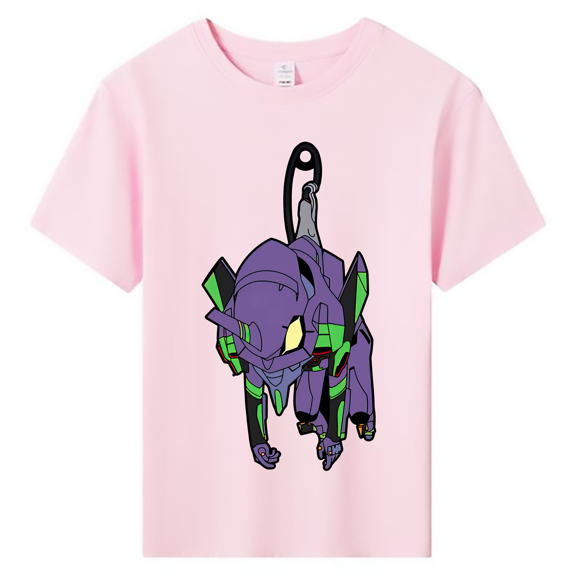 （画像用） EVA 新世紀エヴァンゲリオン 綿100％キッズTシャツ（フロントプリント）