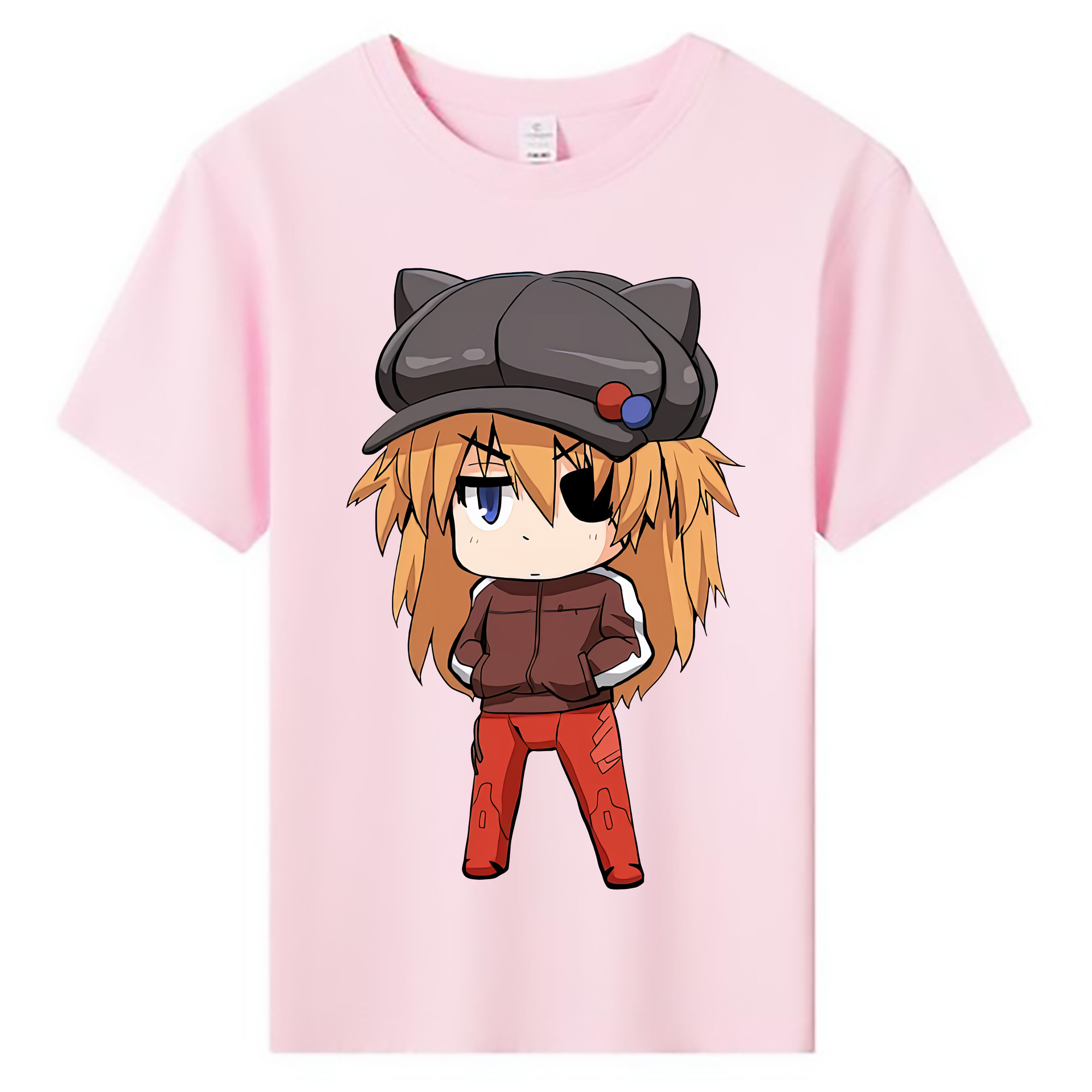 （画像用） EVA 新世紀エヴァンゲリオン 綿100％キッズTシャツ（フロントプリント）