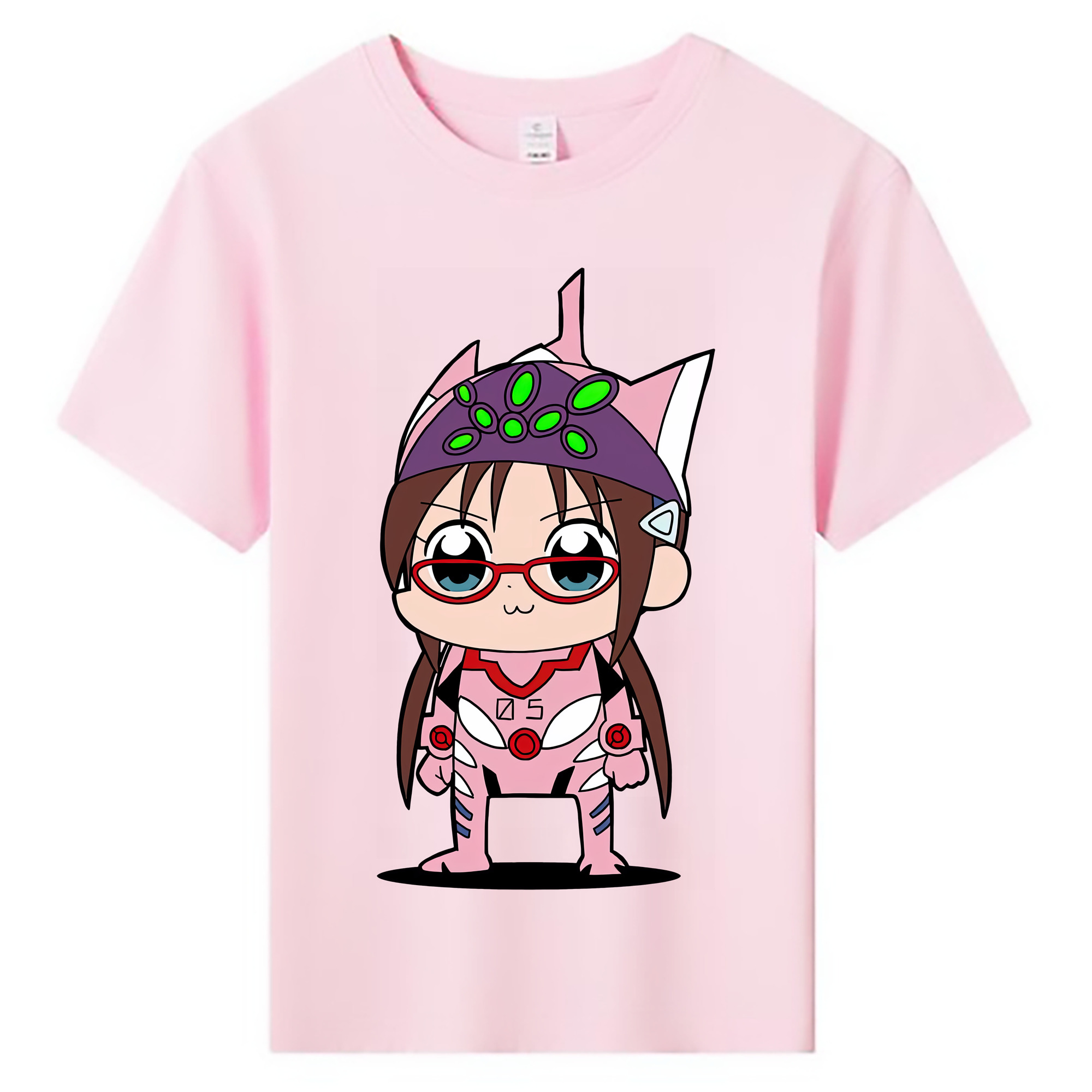 （画像用） EVA 新世紀エヴァンゲリオン 綿100％キッズTシャツ（フロントプリント）