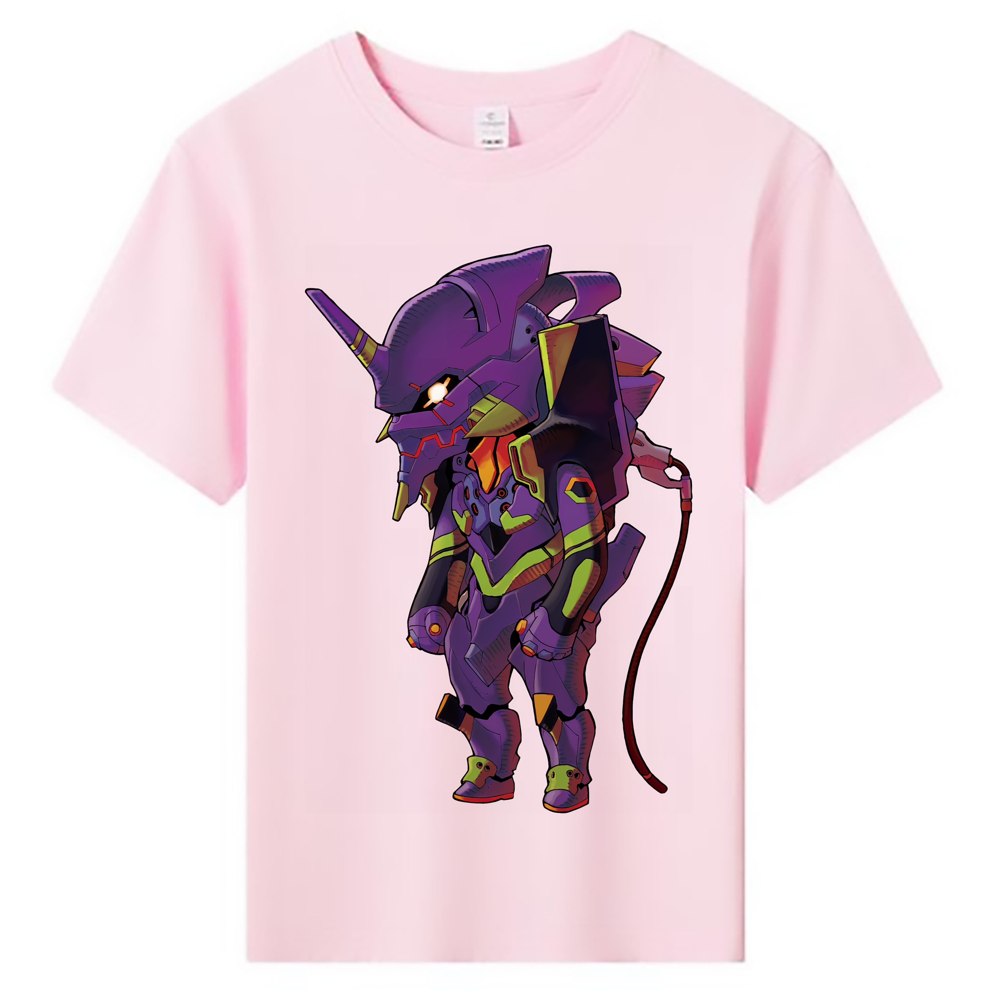 （画像用） EVA 新世紀エヴァンゲリオン 綿100％キッズTシャツ（フロントプリント）