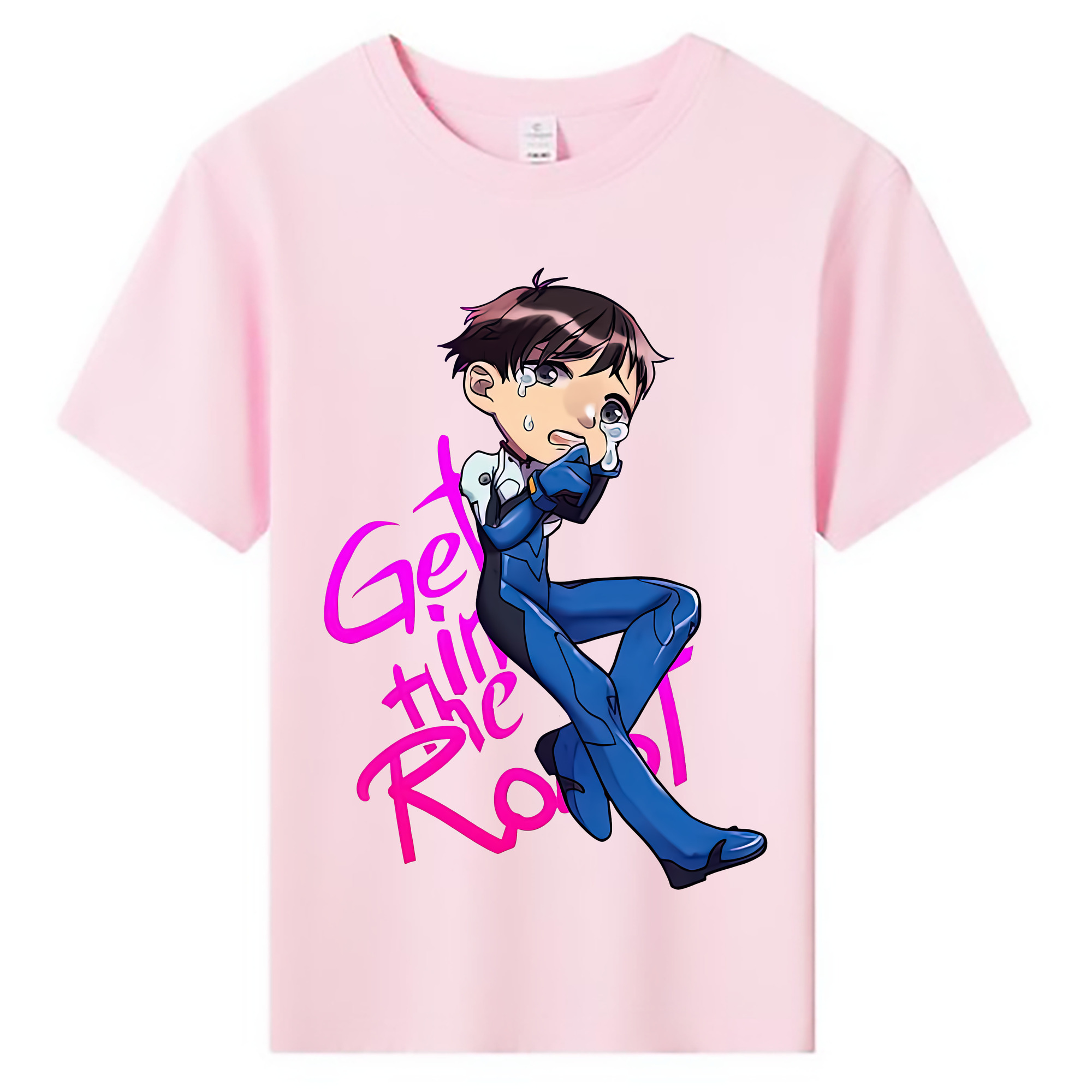 （画像用） EVA 新世紀エヴァンゲリオン 綿100％キッズTシャツ（フロントプリント）