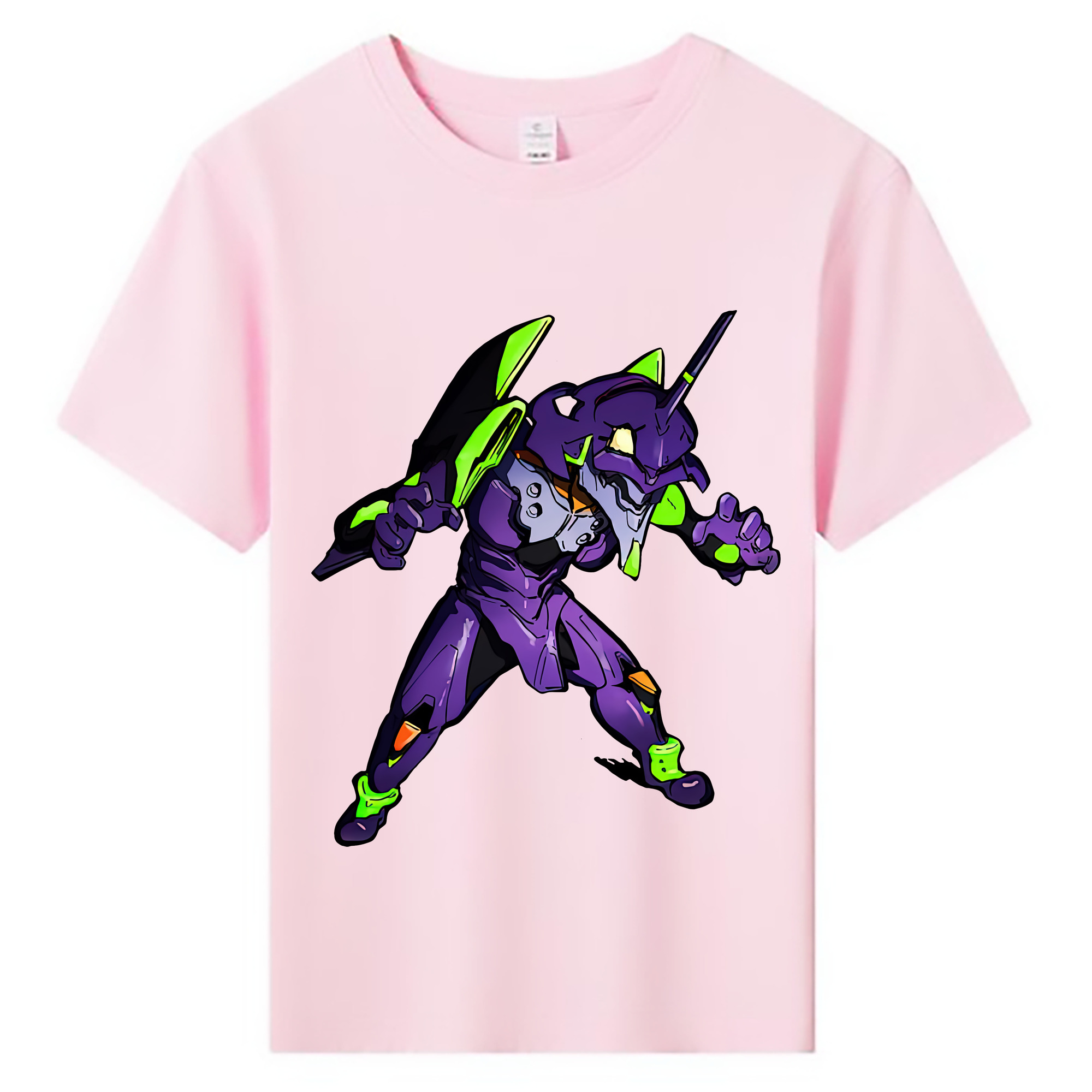 （画像用） EVA 新世紀エヴァンゲリオン 綿100％キッズTシャツ（フロントプリント）