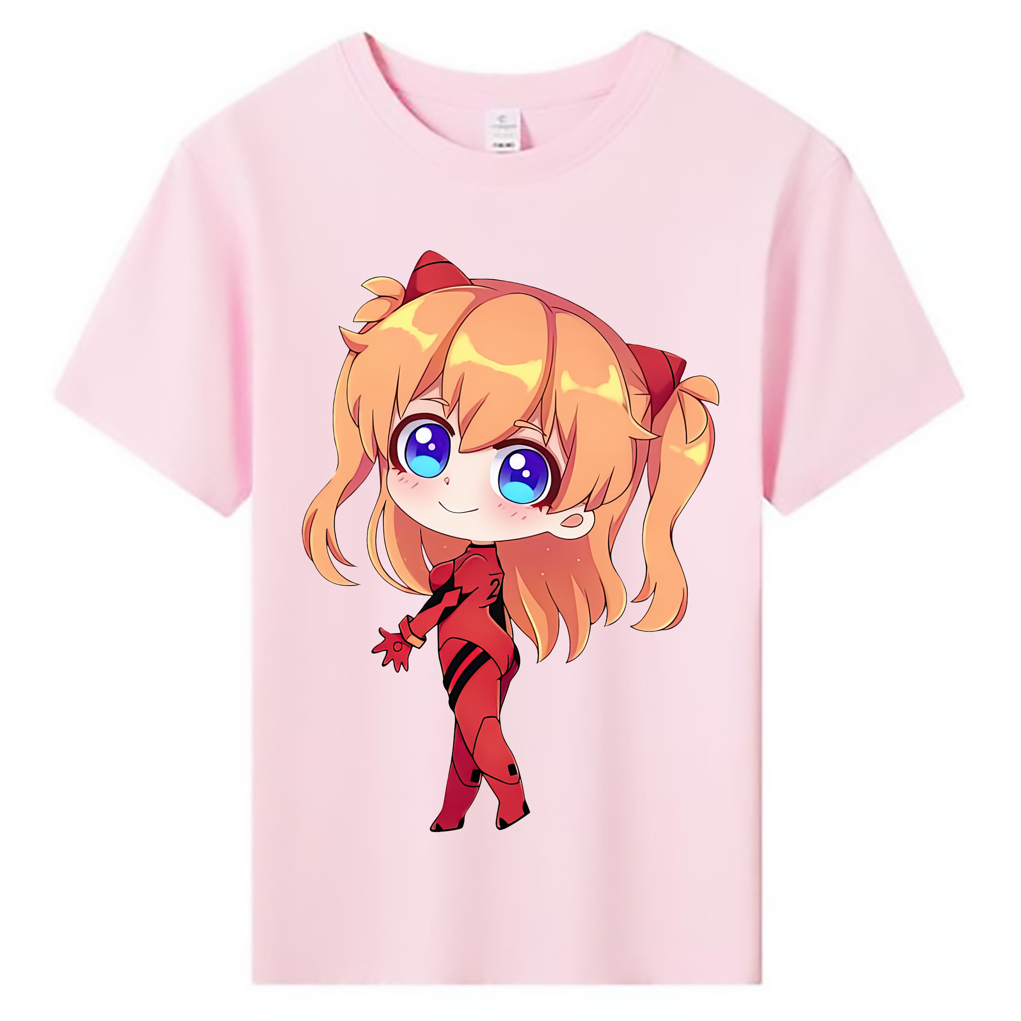 （画像用） EVA 新世紀エヴァンゲリオン 綿100％キッズTシャツ（フロントプリント）