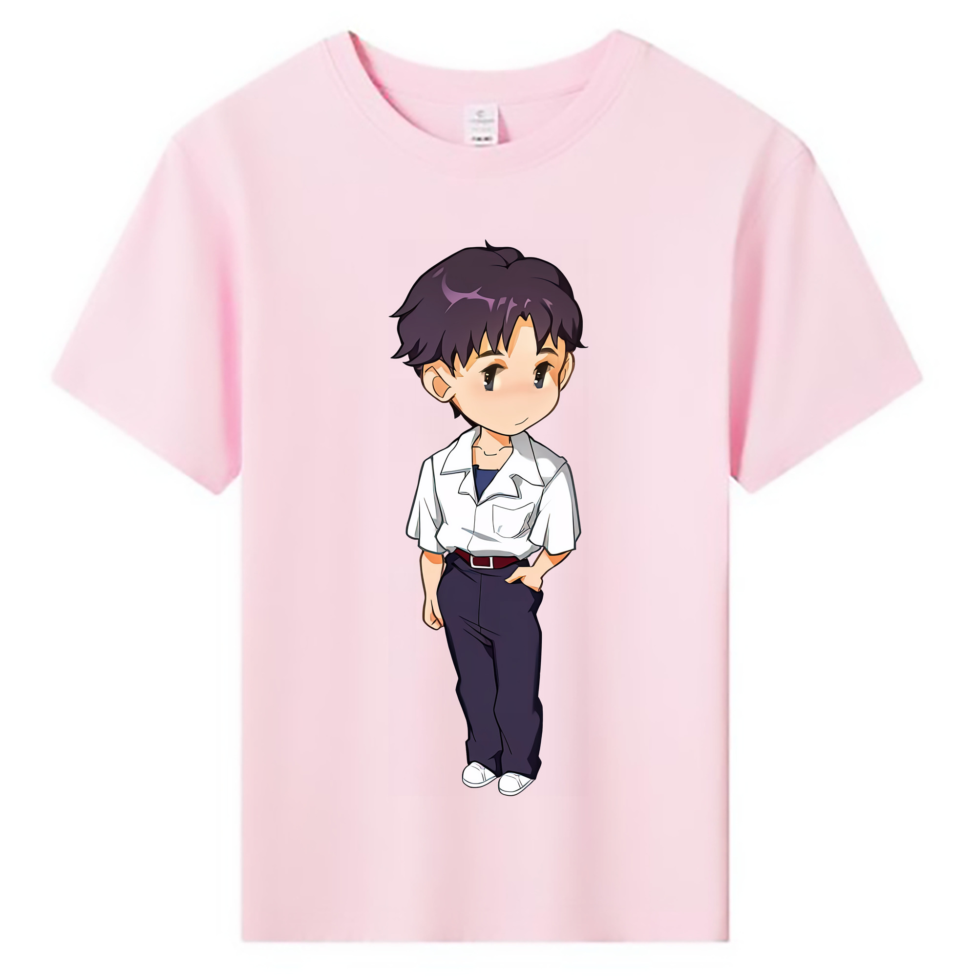 （画像用） EVA 新世紀エヴァンゲリオン 綿100％キッズTシャツ（フロントプリント）