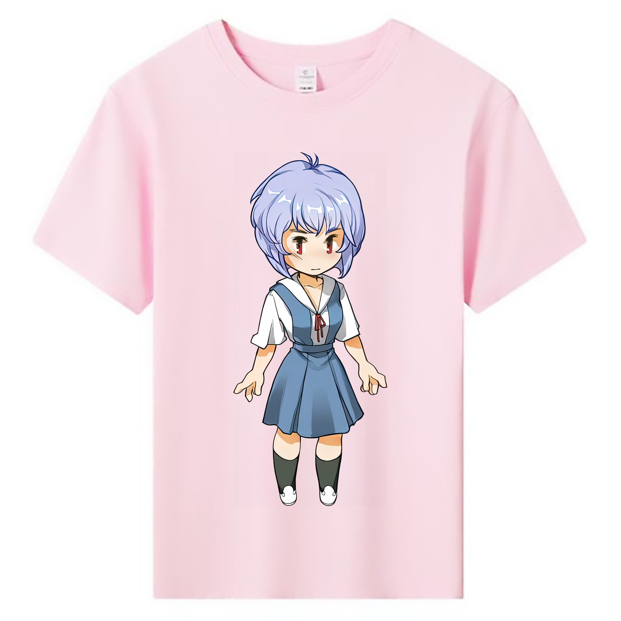 （画像用） EVA 新世紀エヴァンゲリオン 綿100％キッズTシャツ（フロントプリント）