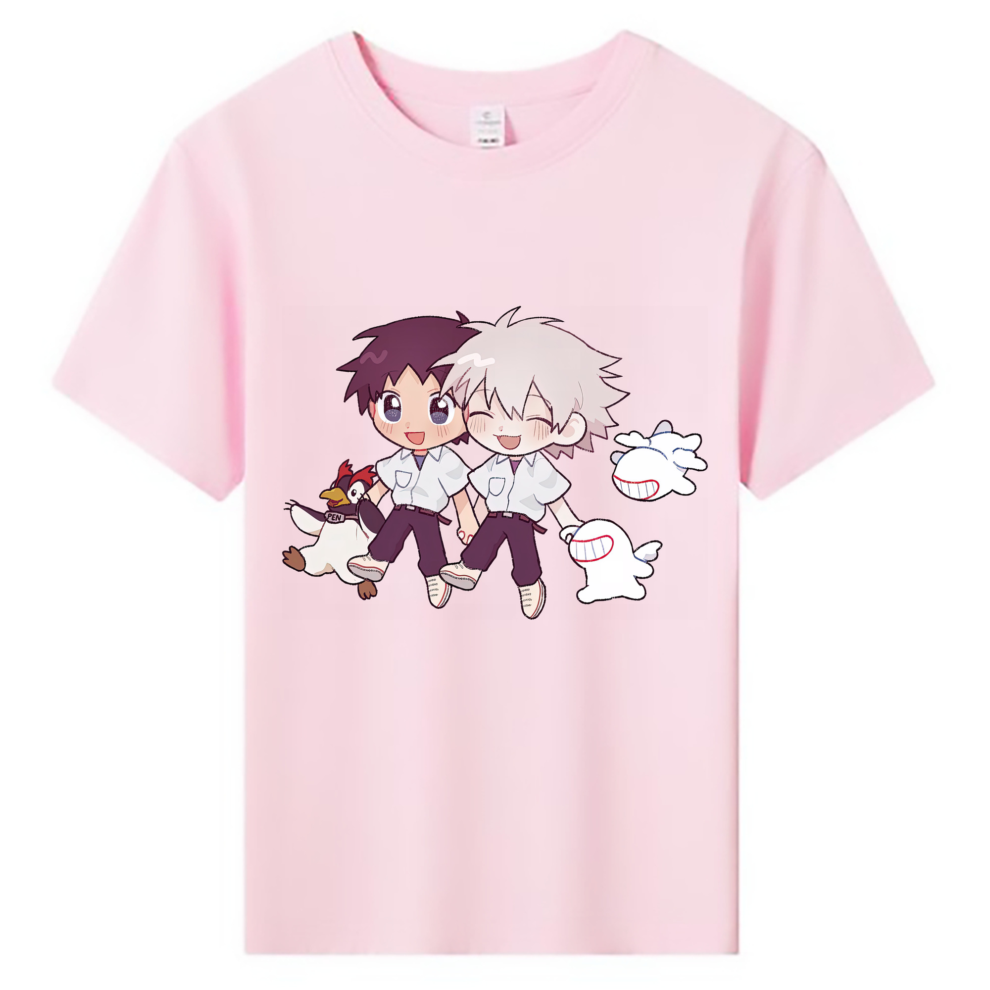 （画像用） EVA 新世紀エヴァンゲリオン 綿100％キッズTシャツ（フロントプリント）