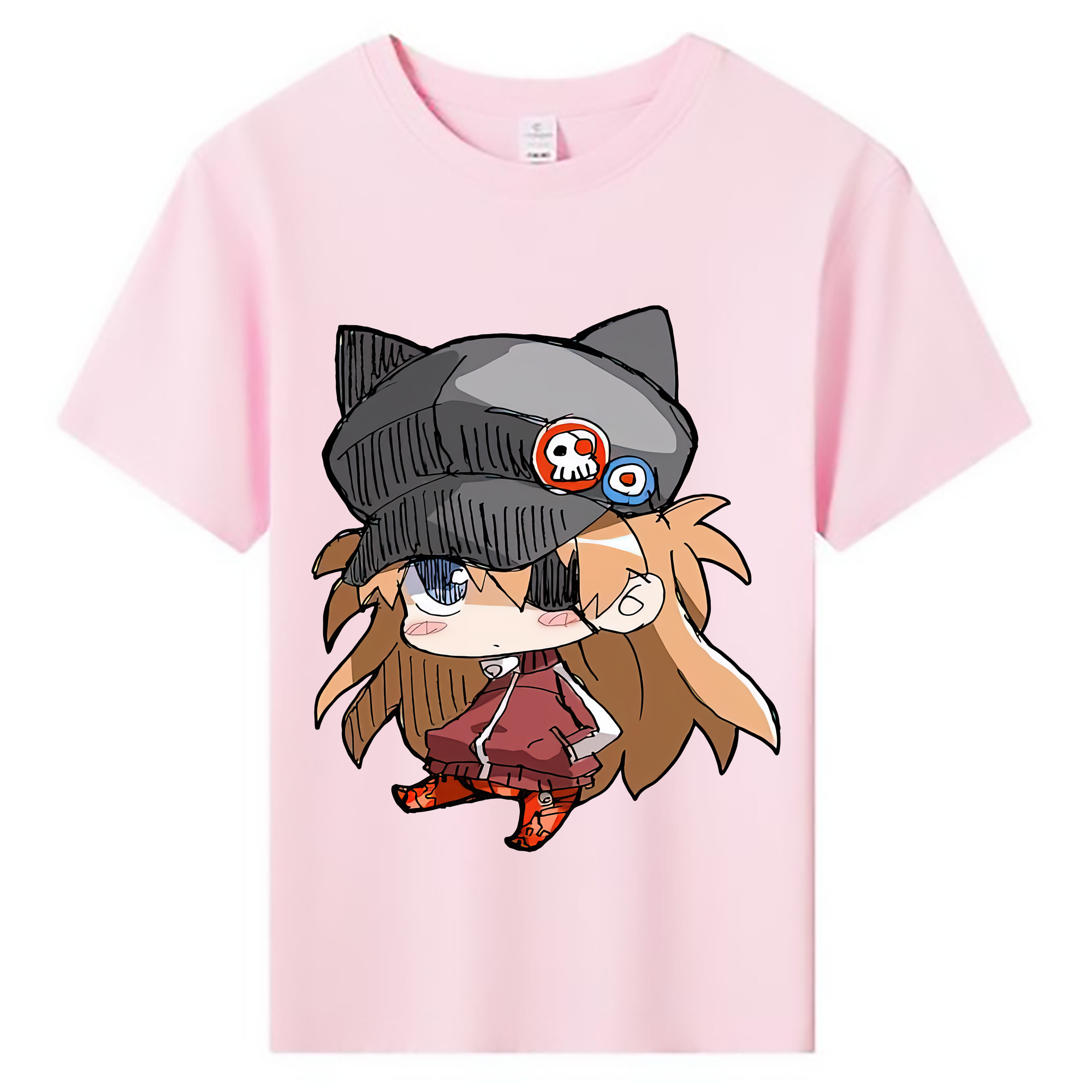 （画像用） EVA 新世紀エヴァンゲリオン 綿100％キッズTシャツ（フロントプリント）