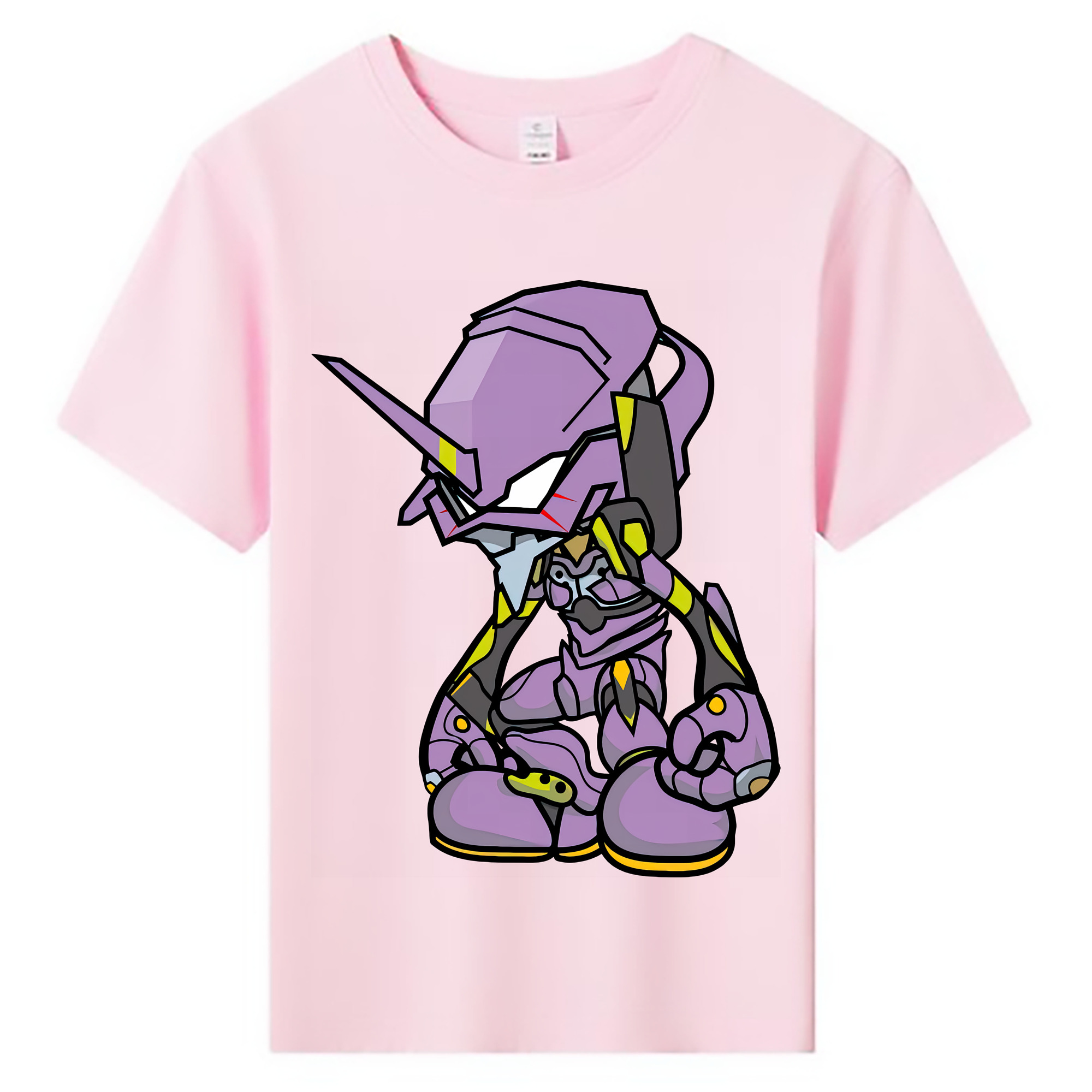 （画像用） EVA 新世紀エヴァンゲリオン 綿100％キッズTシャツ（フロントプリント）