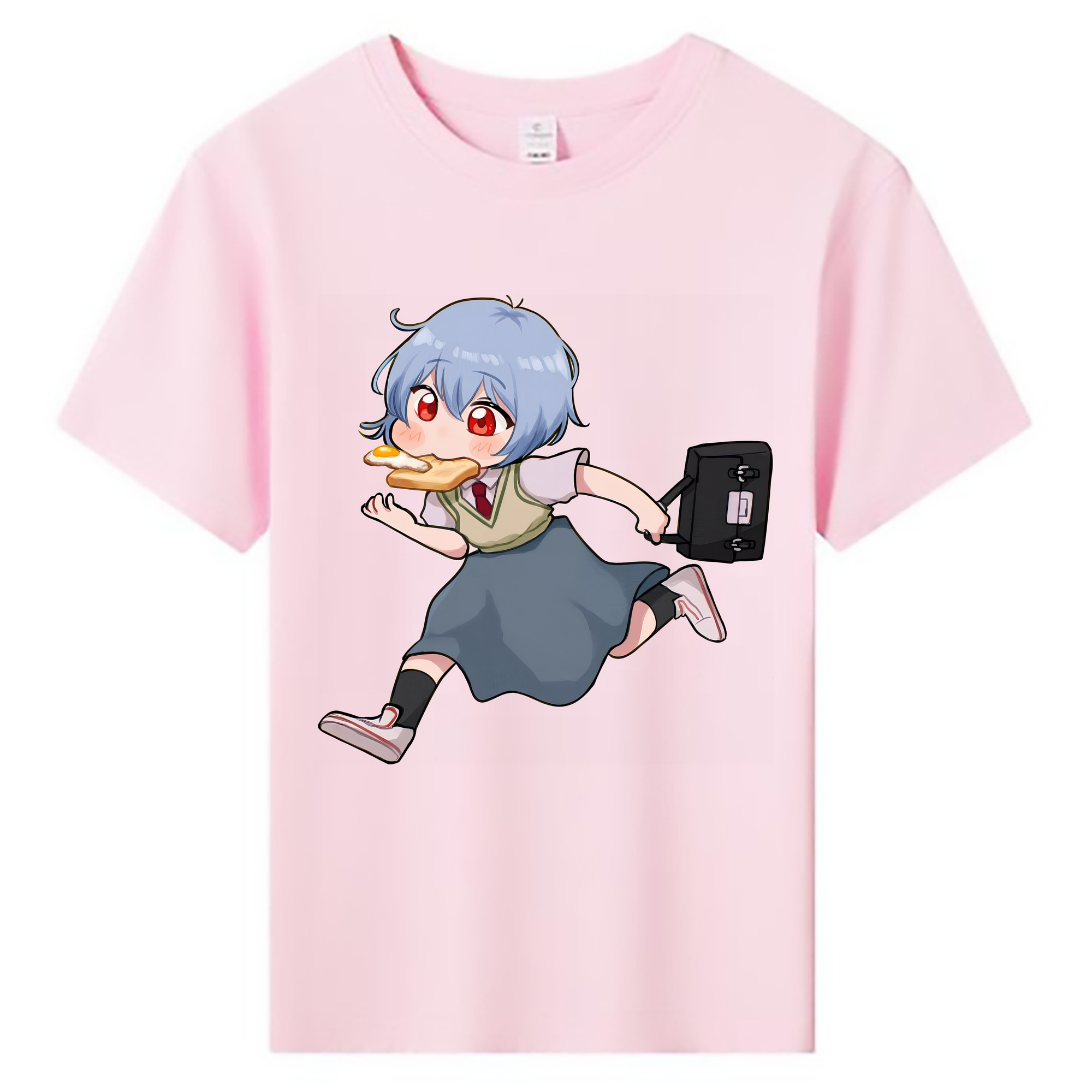 （画像用） EVA 新世紀エヴァンゲリオン 綿100％キッズTシャツ（フロントプリント）