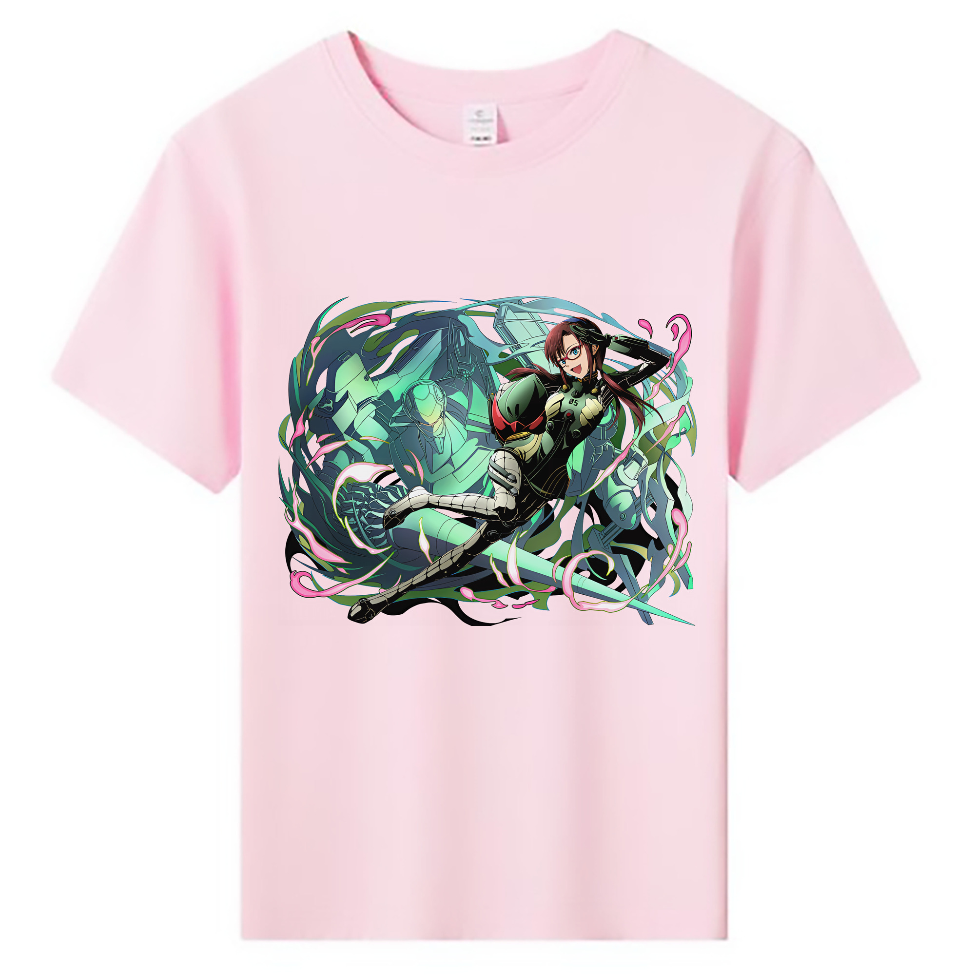 （画像用） EVA 新世紀エヴァンゲリオン 綿100％キッズTシャツ（フロントプリント）