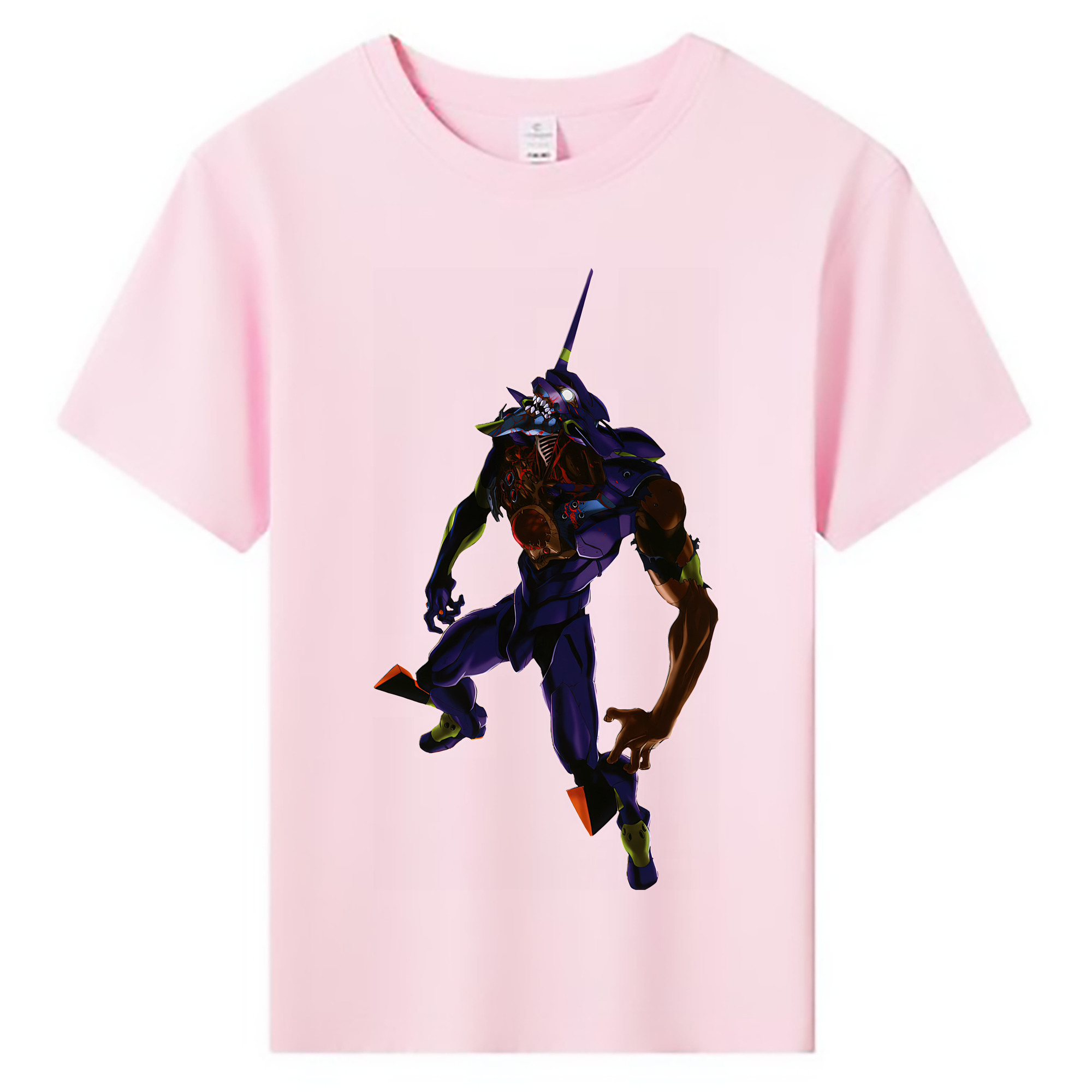 （画像用） EVA 新世紀エヴァンゲリオン 綿100％キッズTシャツ（フロントプリント）