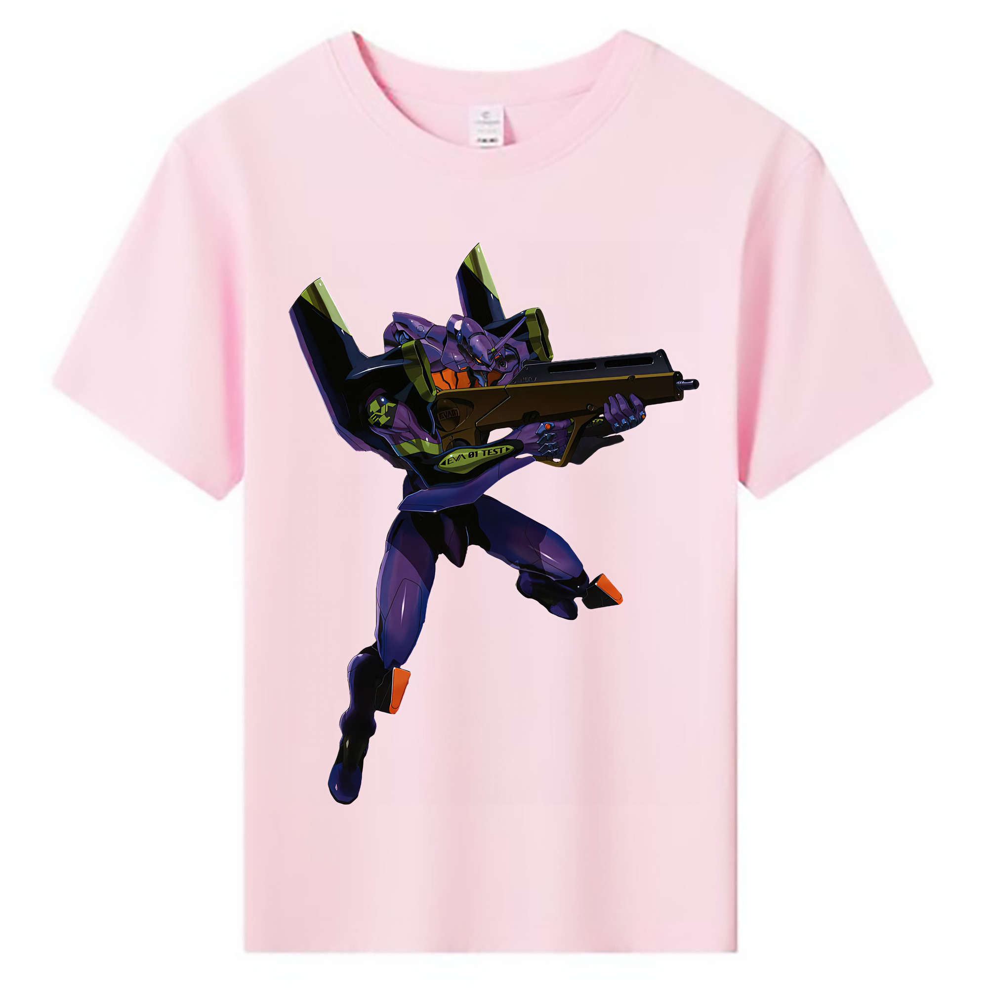 （画像用） EVA 新世紀エヴァンゲリオン 綿100％キッズTシャツ（フロントプリント）