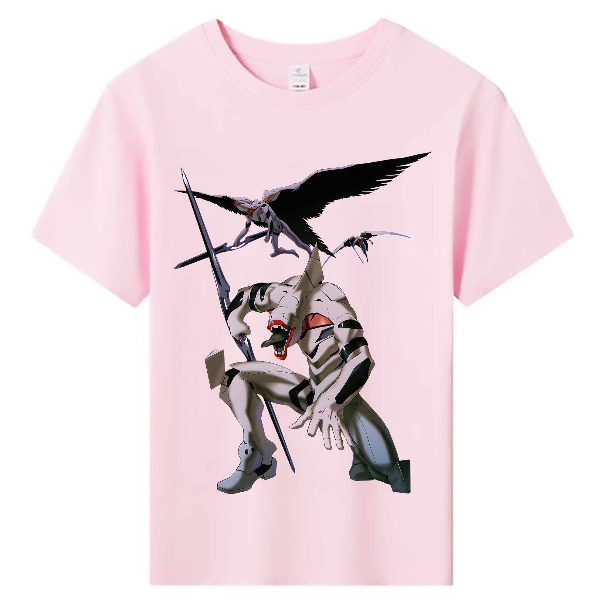 （画像用） EVA 新世紀エヴァンゲリオン 綿100％キッズTシャツ（フロントプリント）