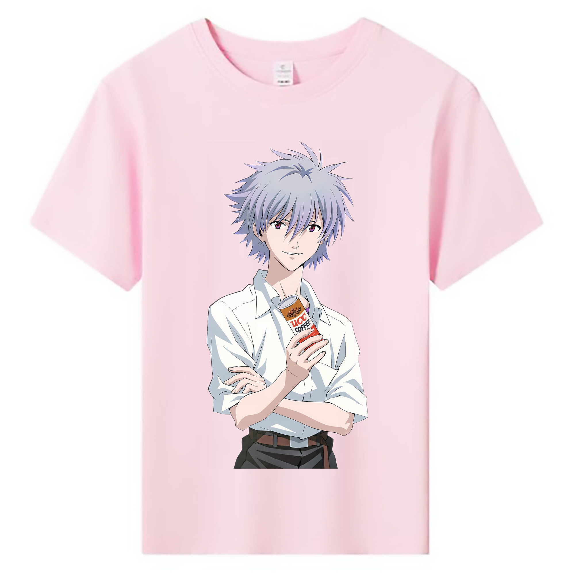 （画像用） EVA 新世紀エヴァンゲリオン 綿100％キッズTシャツ（フロントプリント）