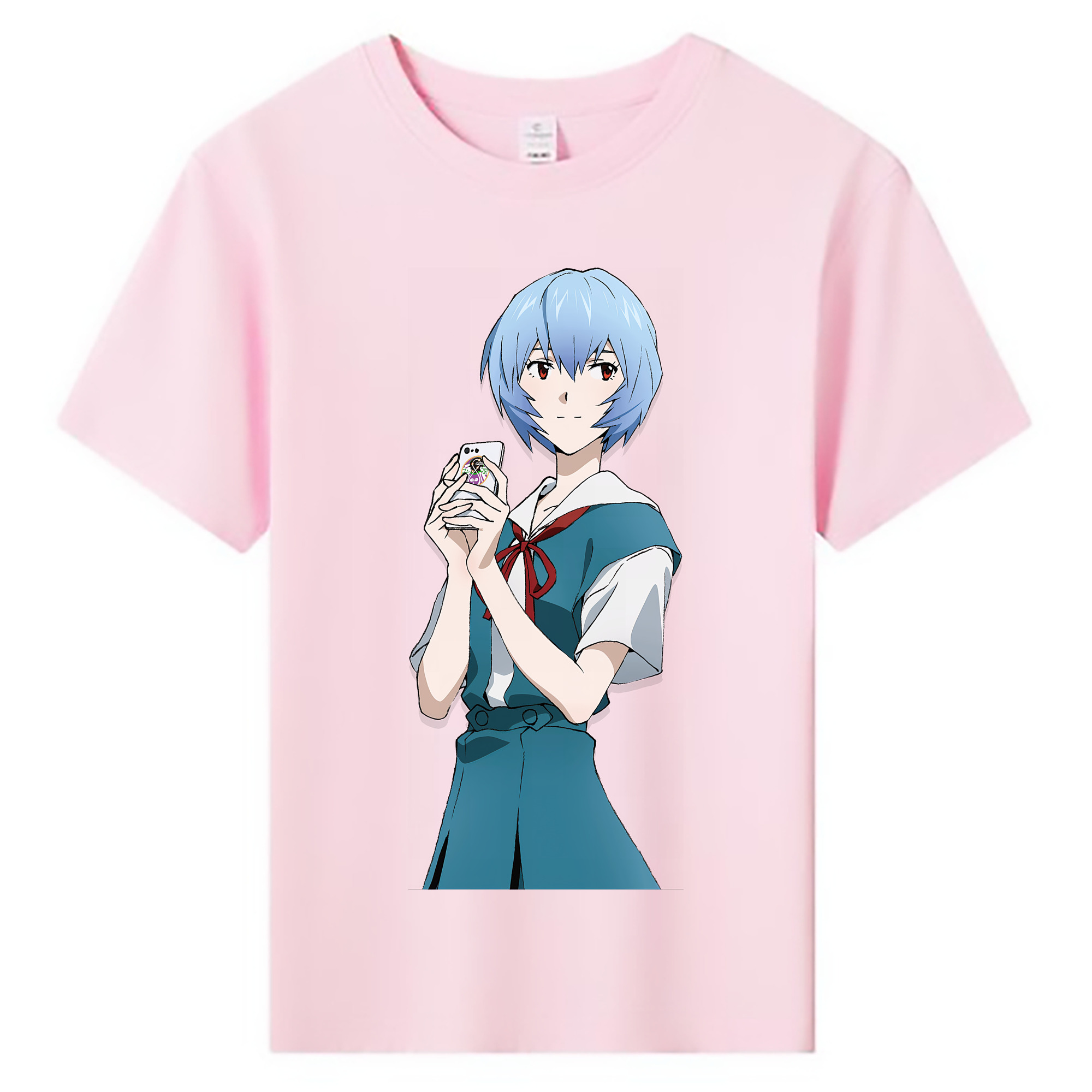 （画像用） EVA 新世紀エヴァンゲリオン 綿100％キッズTシャツ（フロントプリント）