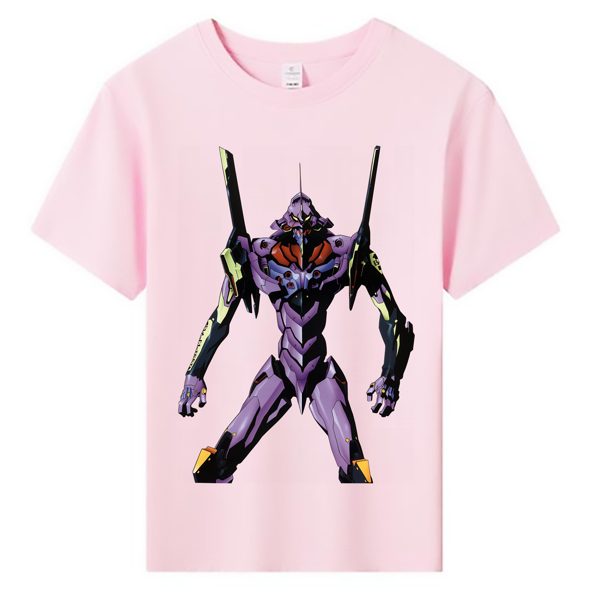 （画像用） EVA 新世紀エヴァンゲリオン 綿100％キッズTシャツ（フロントプリント）