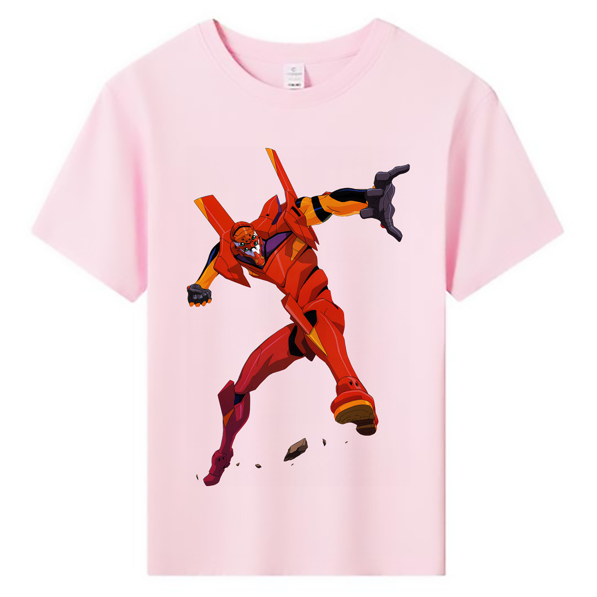 （画像用） EVA 新世紀エヴァンゲリオン 綿100％キッズTシャツ（フロントプリント）