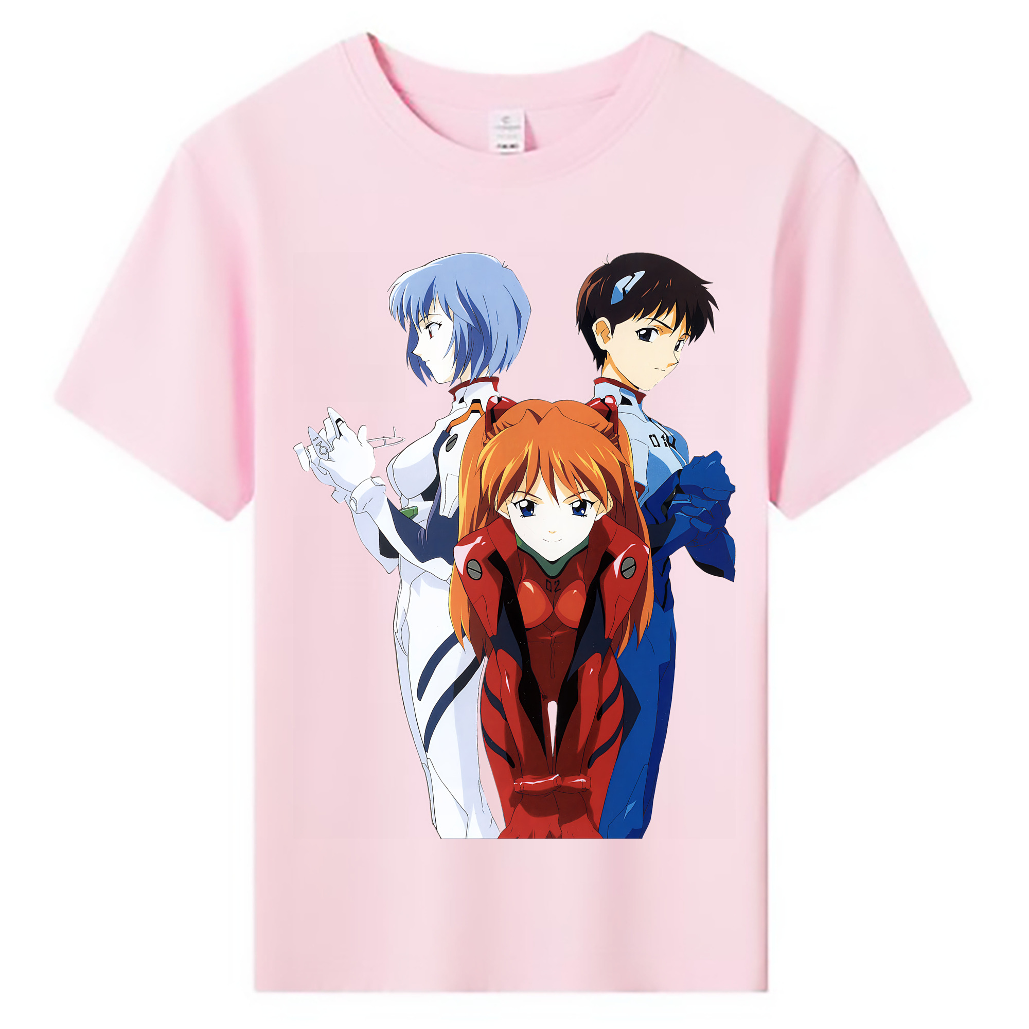 （画像用） EVA 新世紀エヴァンゲリオン 綿100％キッズTシャツ（フロントプリント）